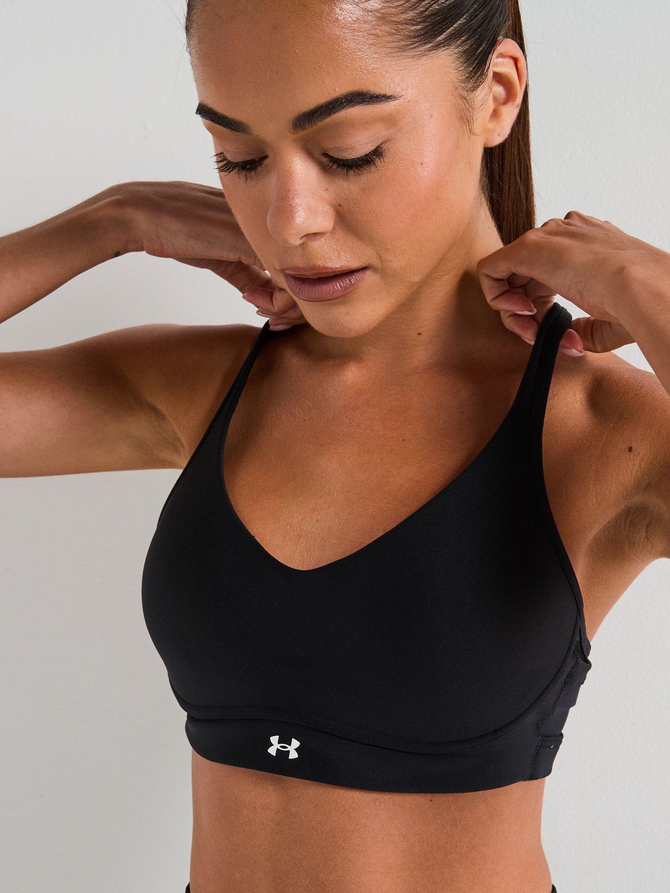 undefined Womens Training Infinity 2.0 Light Support A-C Cup Sports Bra - Black