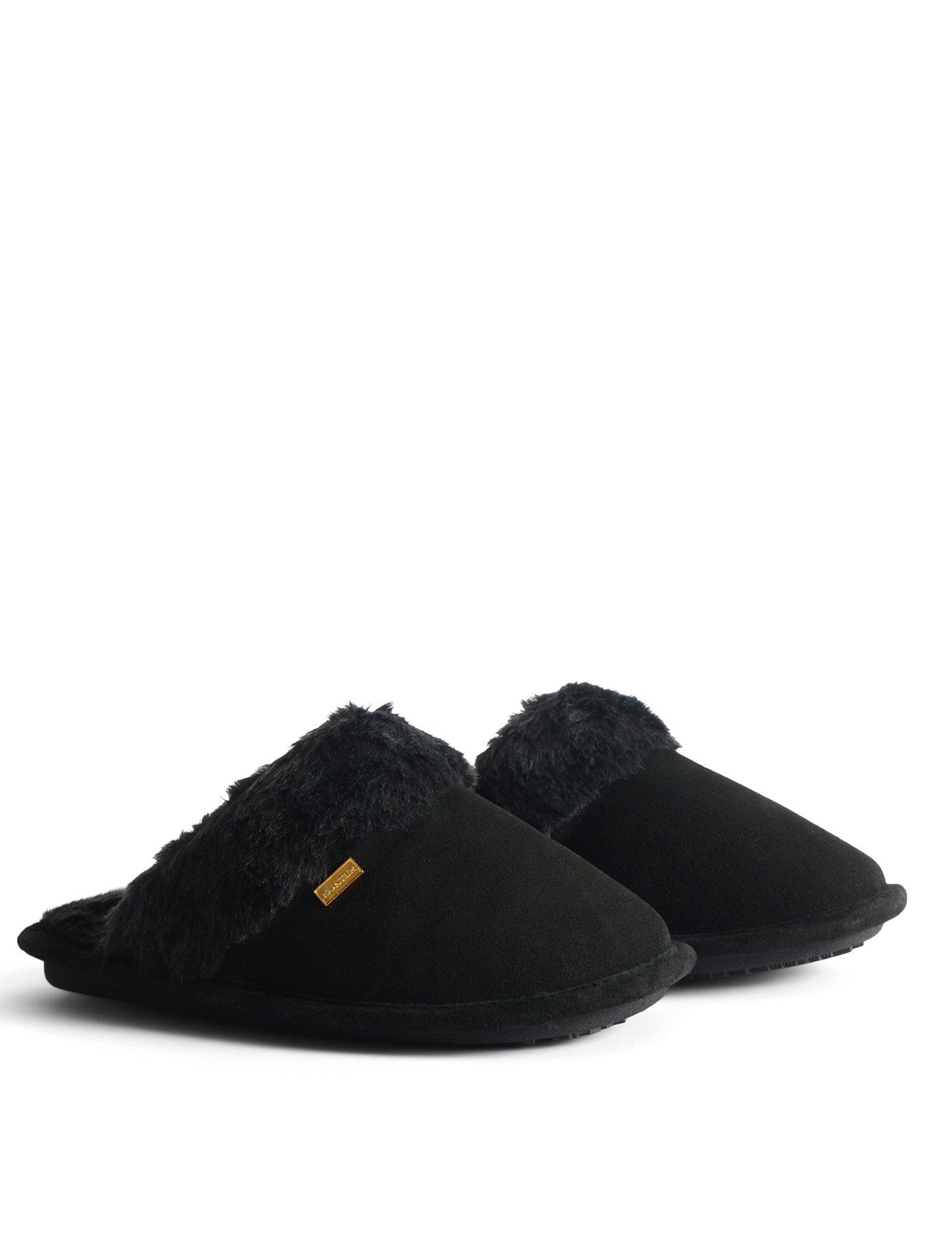  image of hunter-mule-slipper-gift-box-black