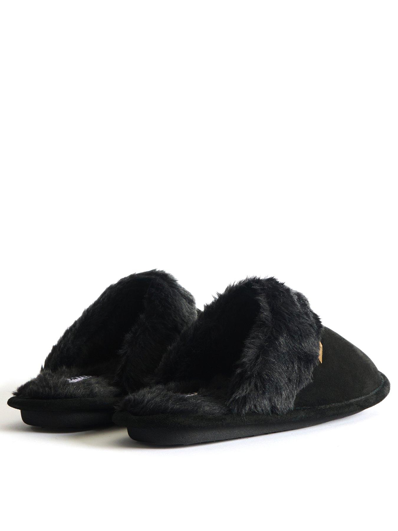  image of hunter-mule-slipper-gift-box-black