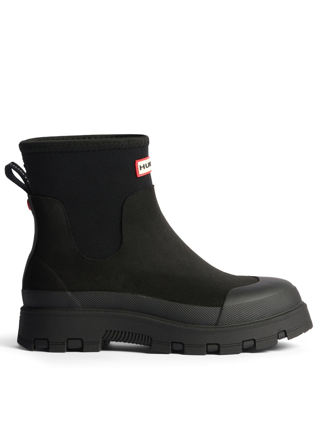 Image 1 of 4 of Hunter Elements Neoprene Chelsea Wellington Boot- Black