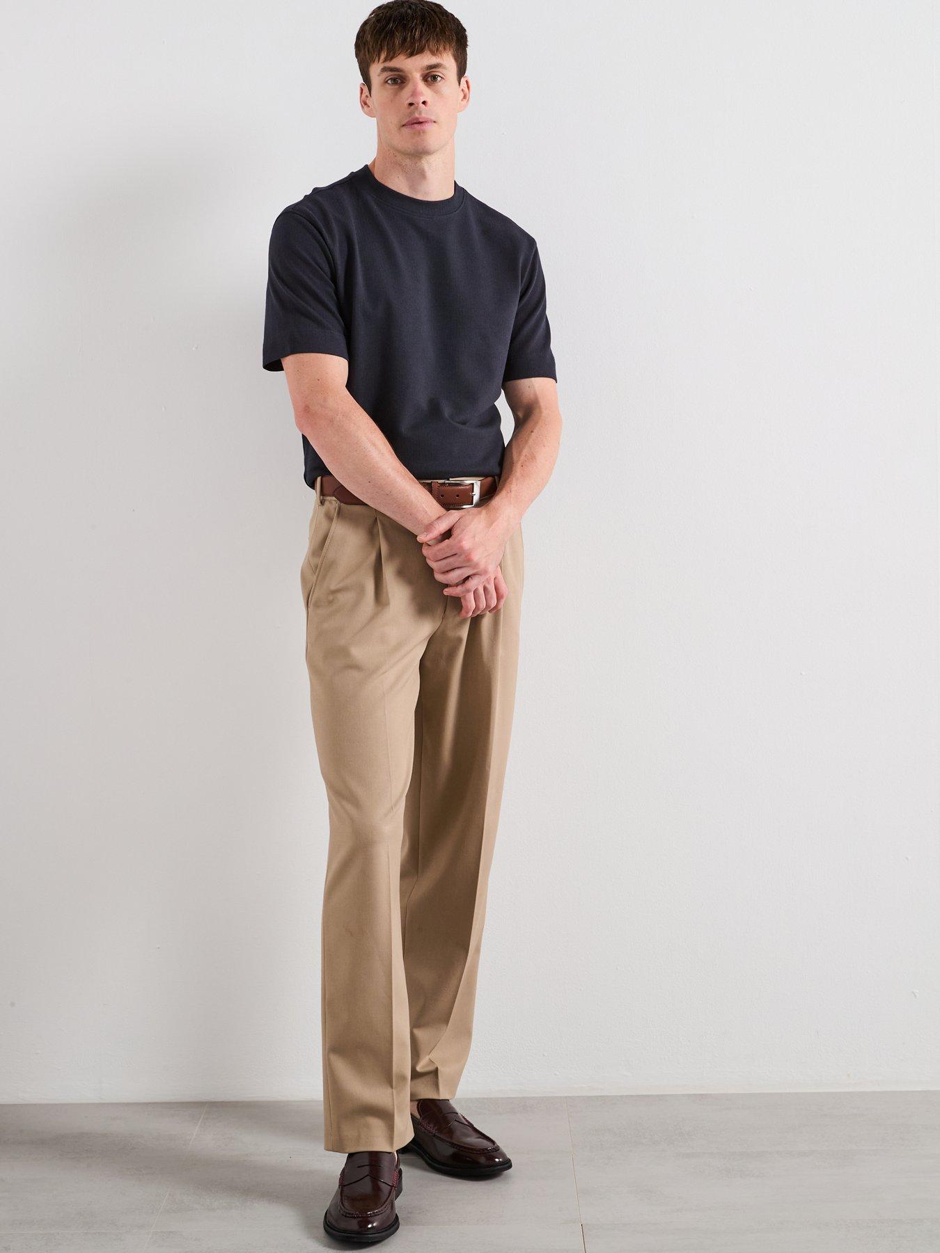 Image 3 of 6 of Mango Algarvet Textured T-Shirt - Navy