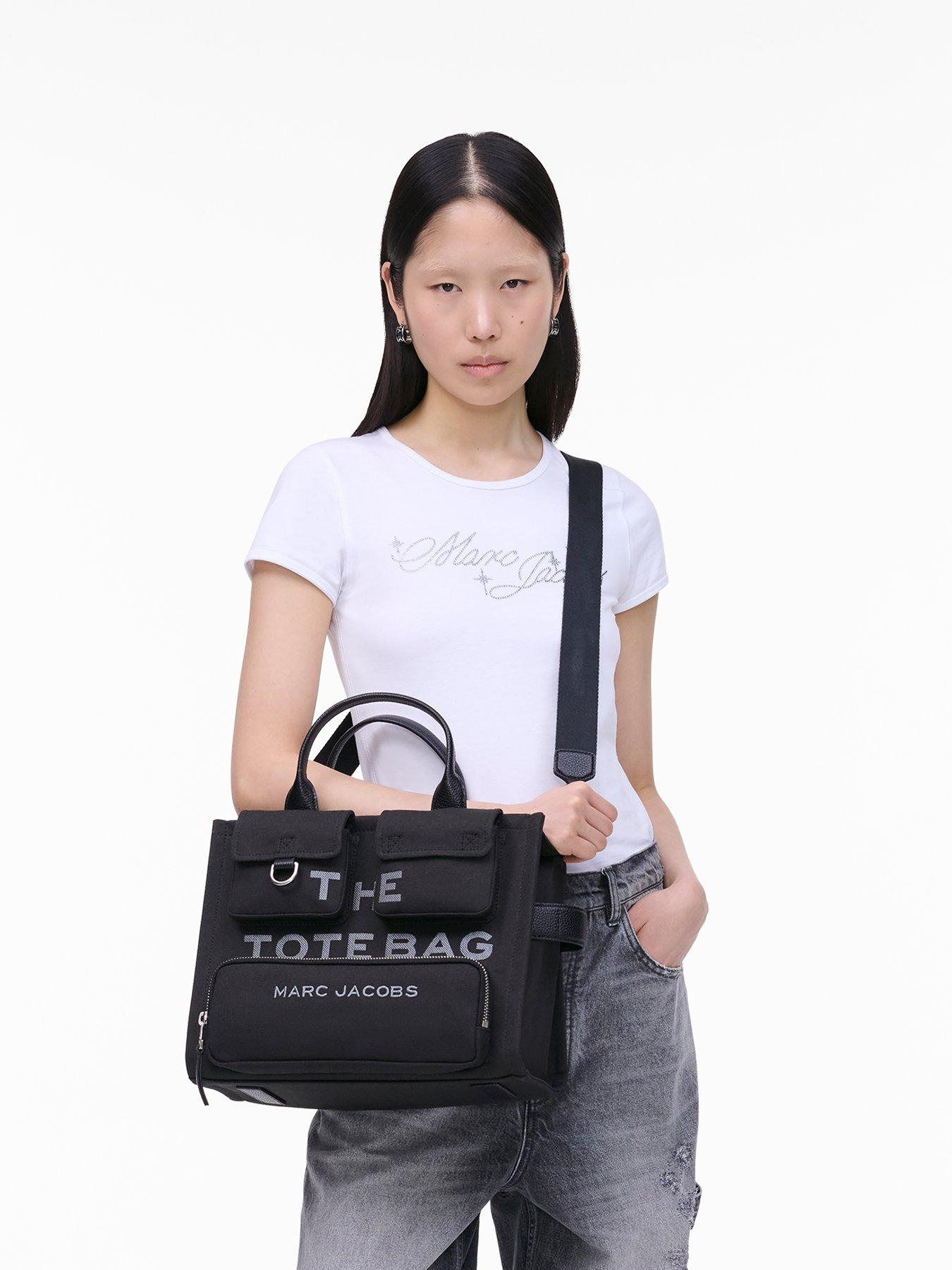  image of marc-jacobs-the-medium-tote-cargo-black