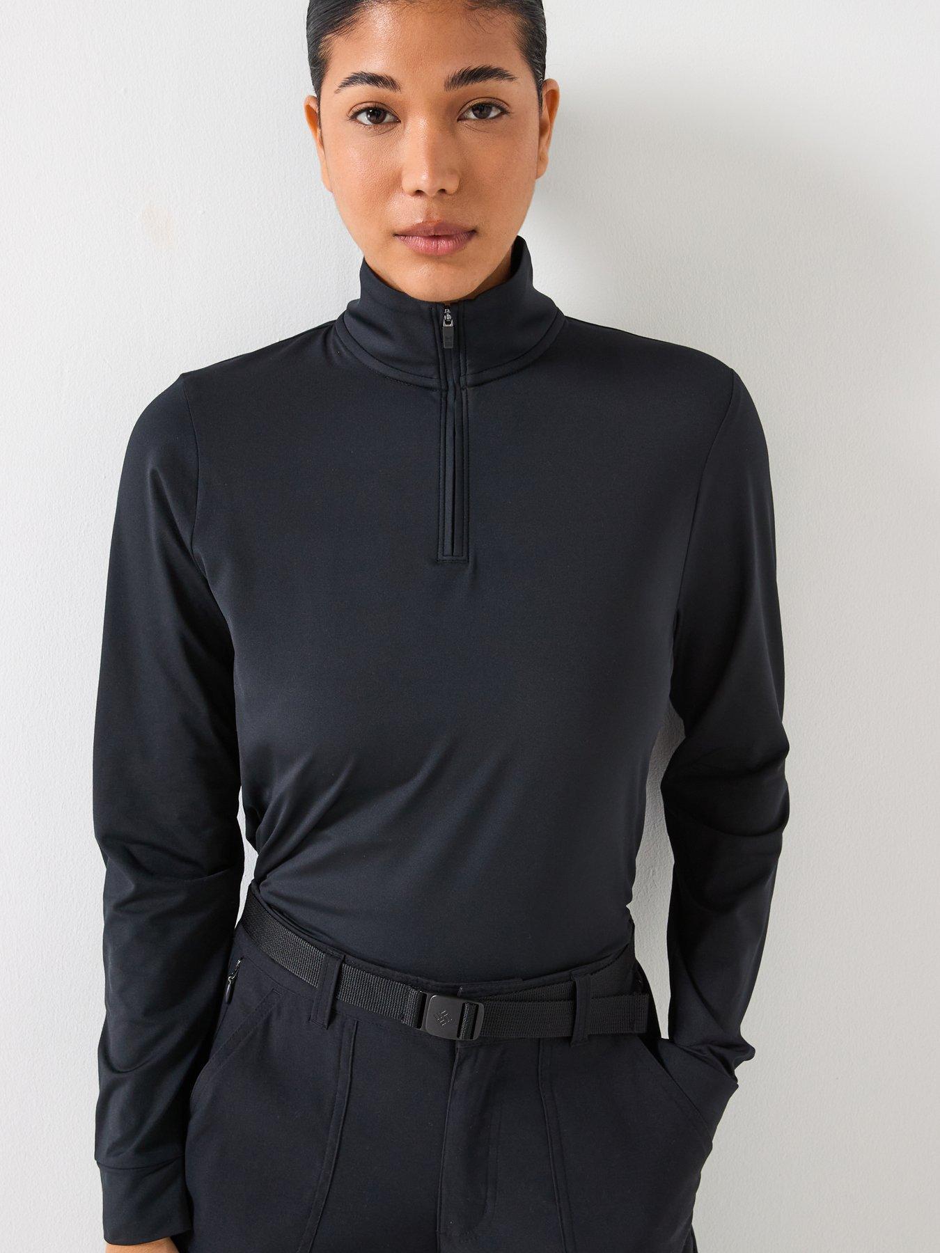 Image 4 of 4 of UNDER ARMOUR Womens Training Motion 1/2 Zip Top - Black
