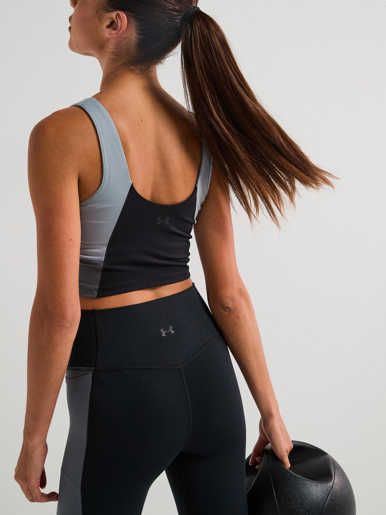 Image 2 of 6 of UNDER ARMOUR Womens Training Meridian Colourblock Tank - Black
