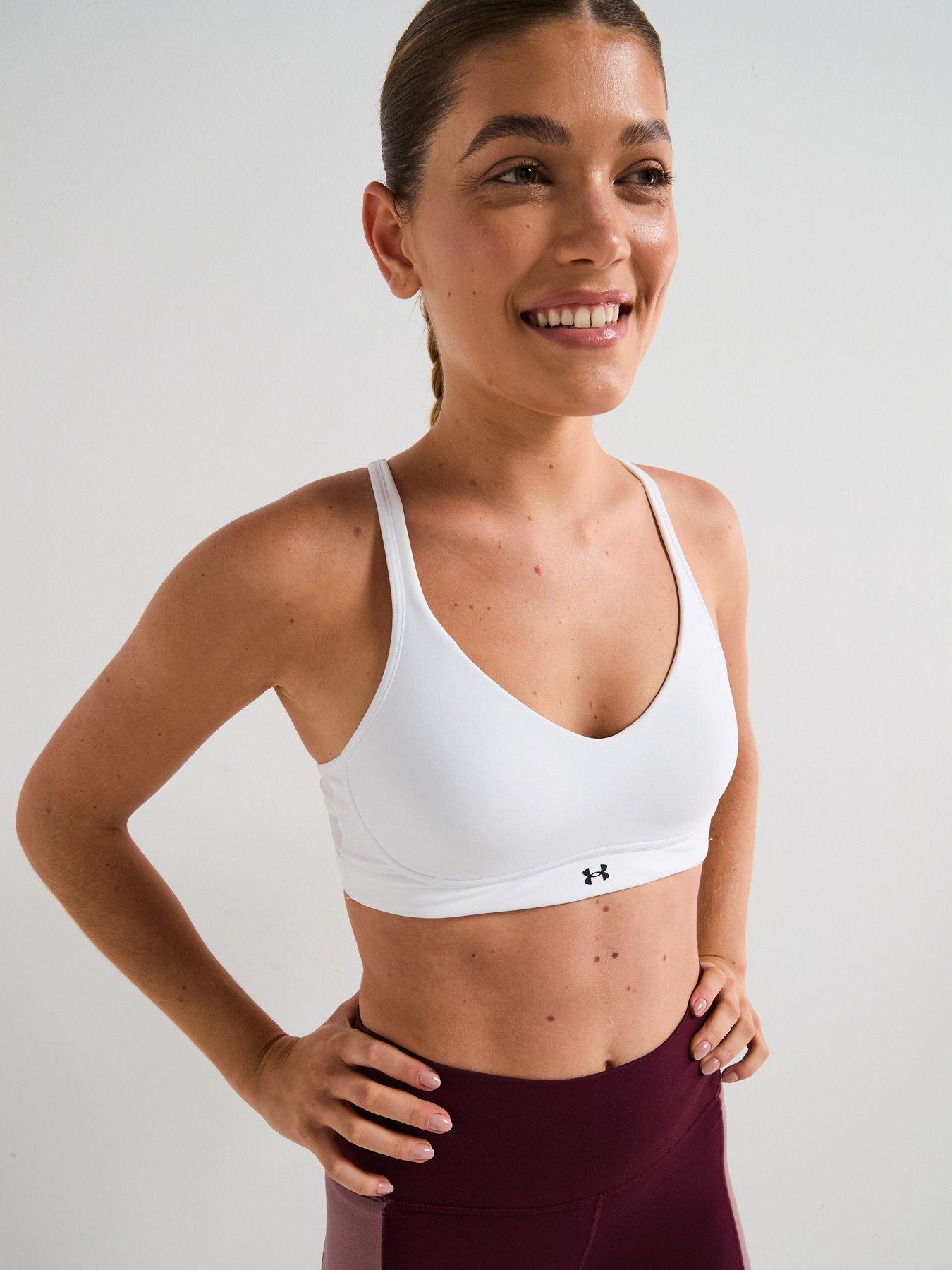 Image 1 of 6 of UNDER ARMOUR Womens Training Infinity 20 Light Support A-C Cup Sports Bra - White