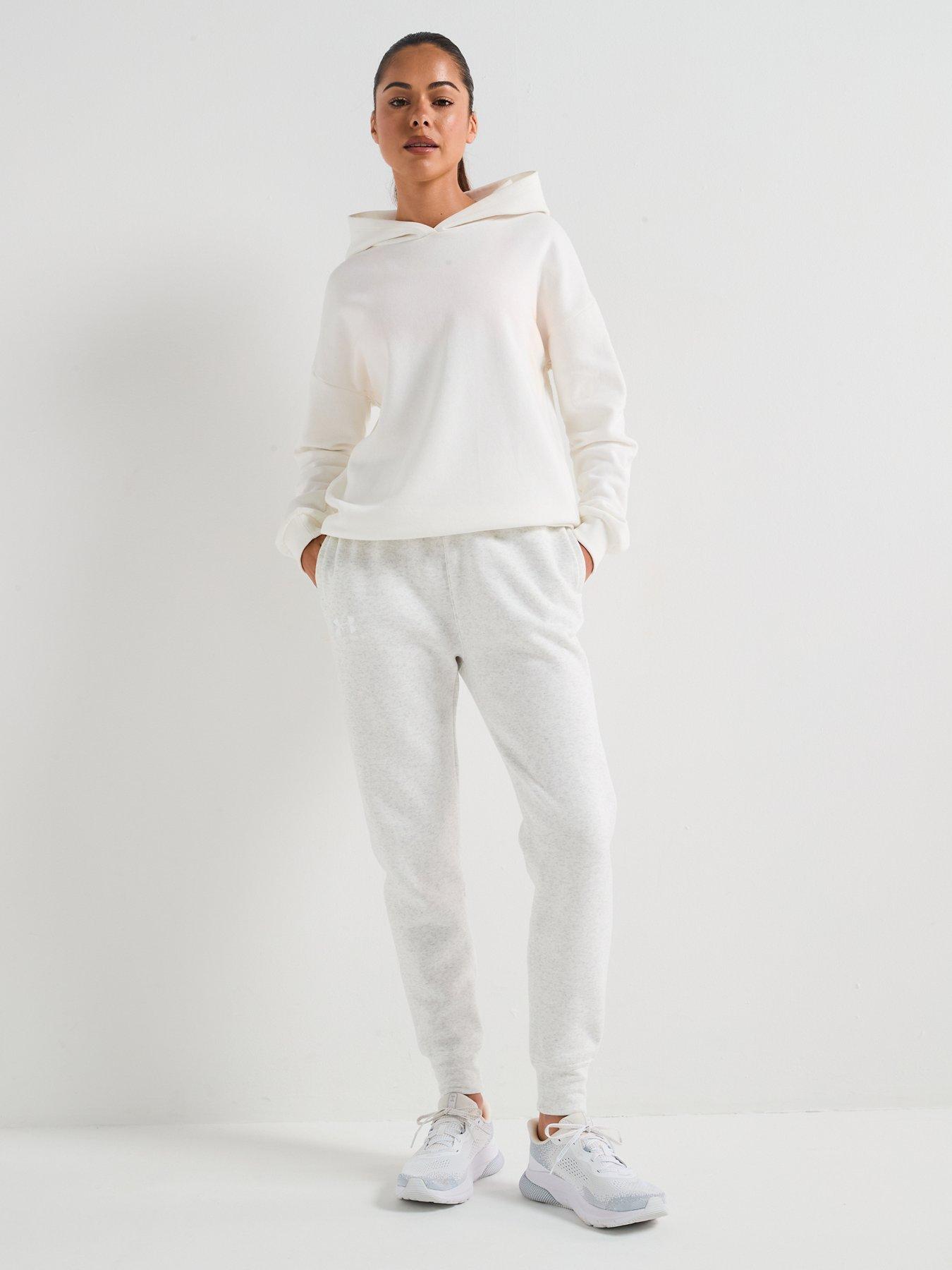 Image 3 of 6 of UNDER ARMOUR Womens Training Icon Fleece Joggers - Grey