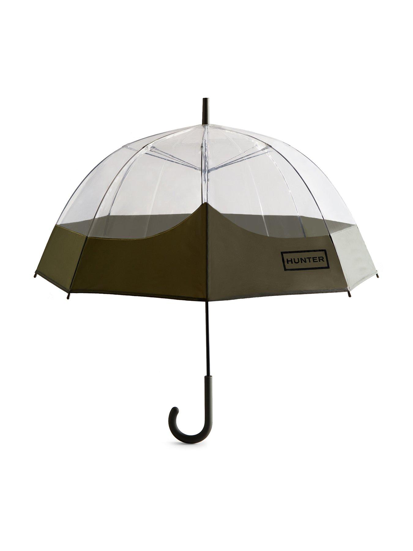  image of hunter-transparent-moustache-bubble-umbrella-khaki