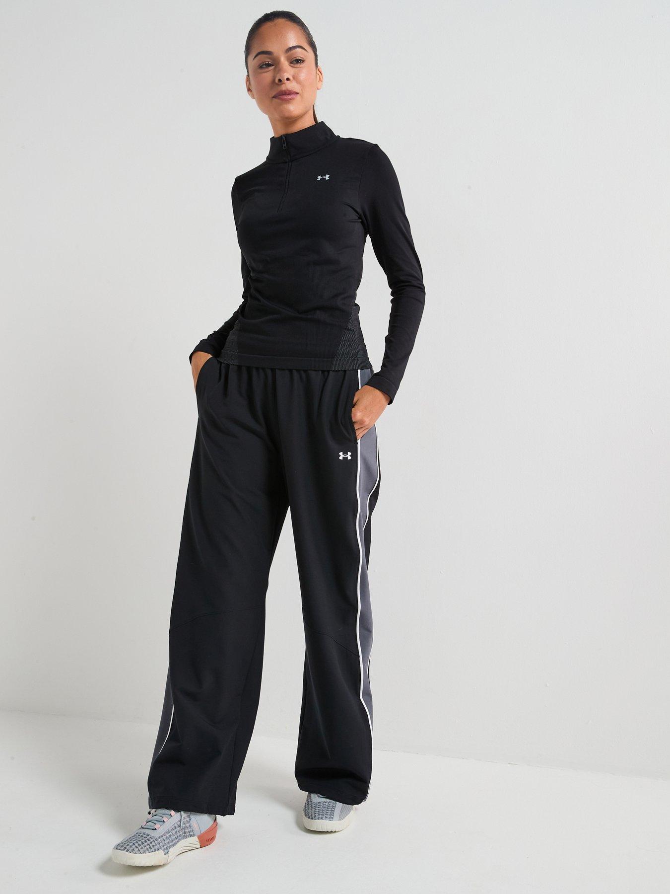  image of under-armour-womens-training-rival-woven-pants-black