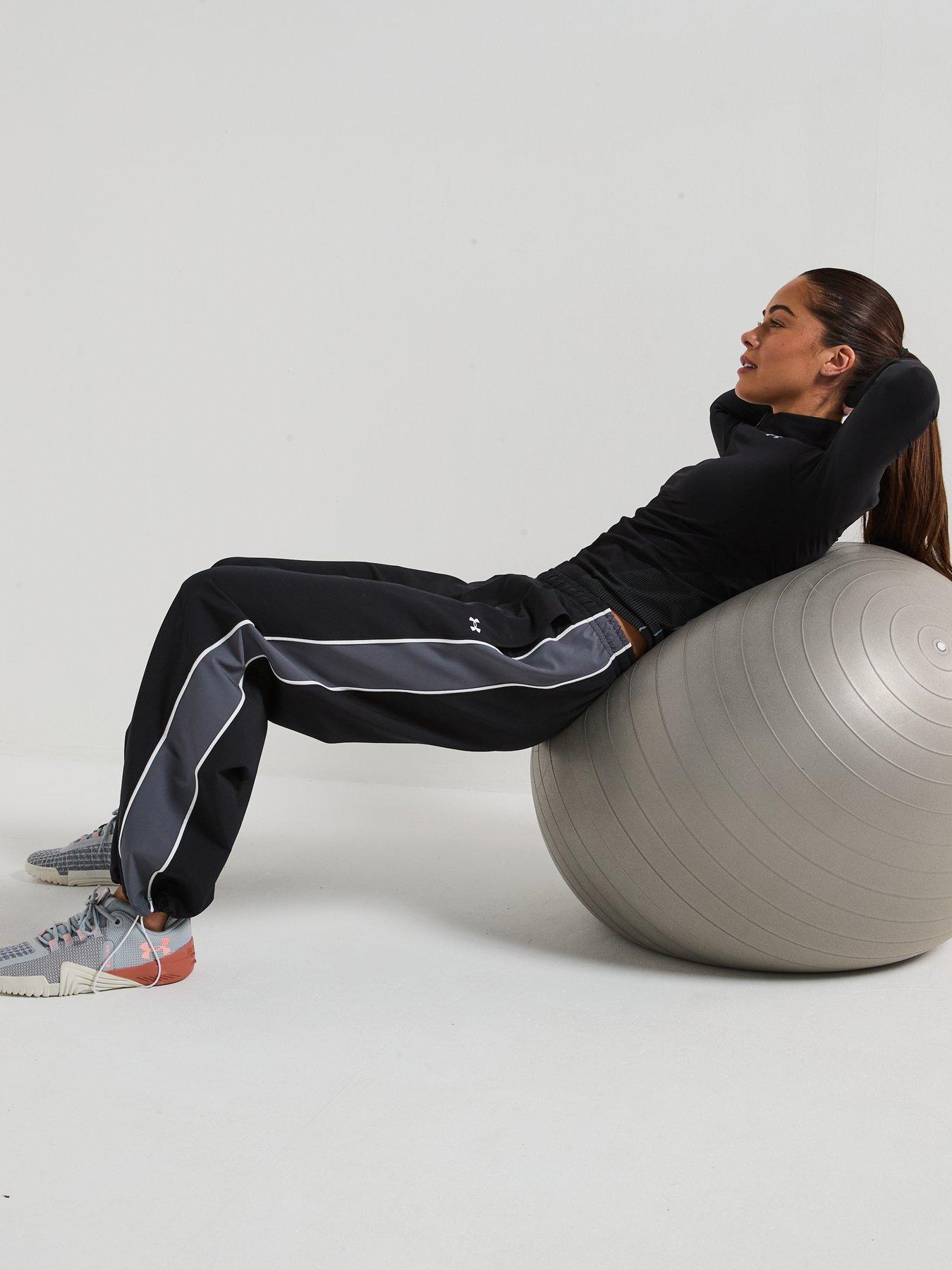  image of under-armour-womens-training-rival-woven-pants-black