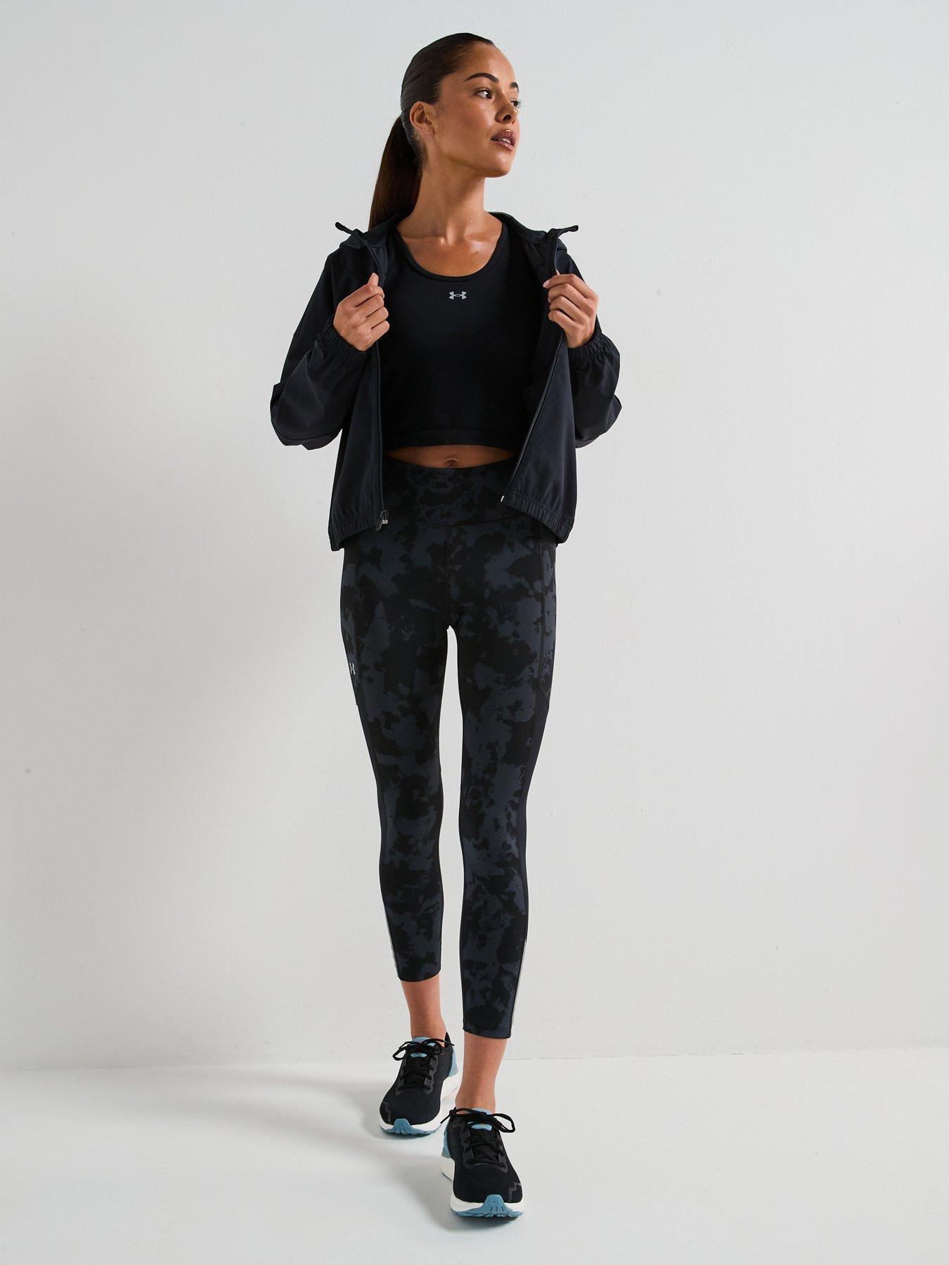 Image 3 of 6 of UNDER ARMOUR Womens Training Rival Woven Hooded Jacket - Black