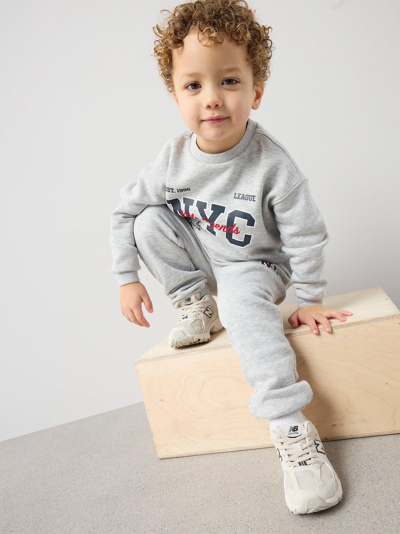  image of the-very-collection-boys-nyc-sweatshirt-and-joggers-outfit-set-grey