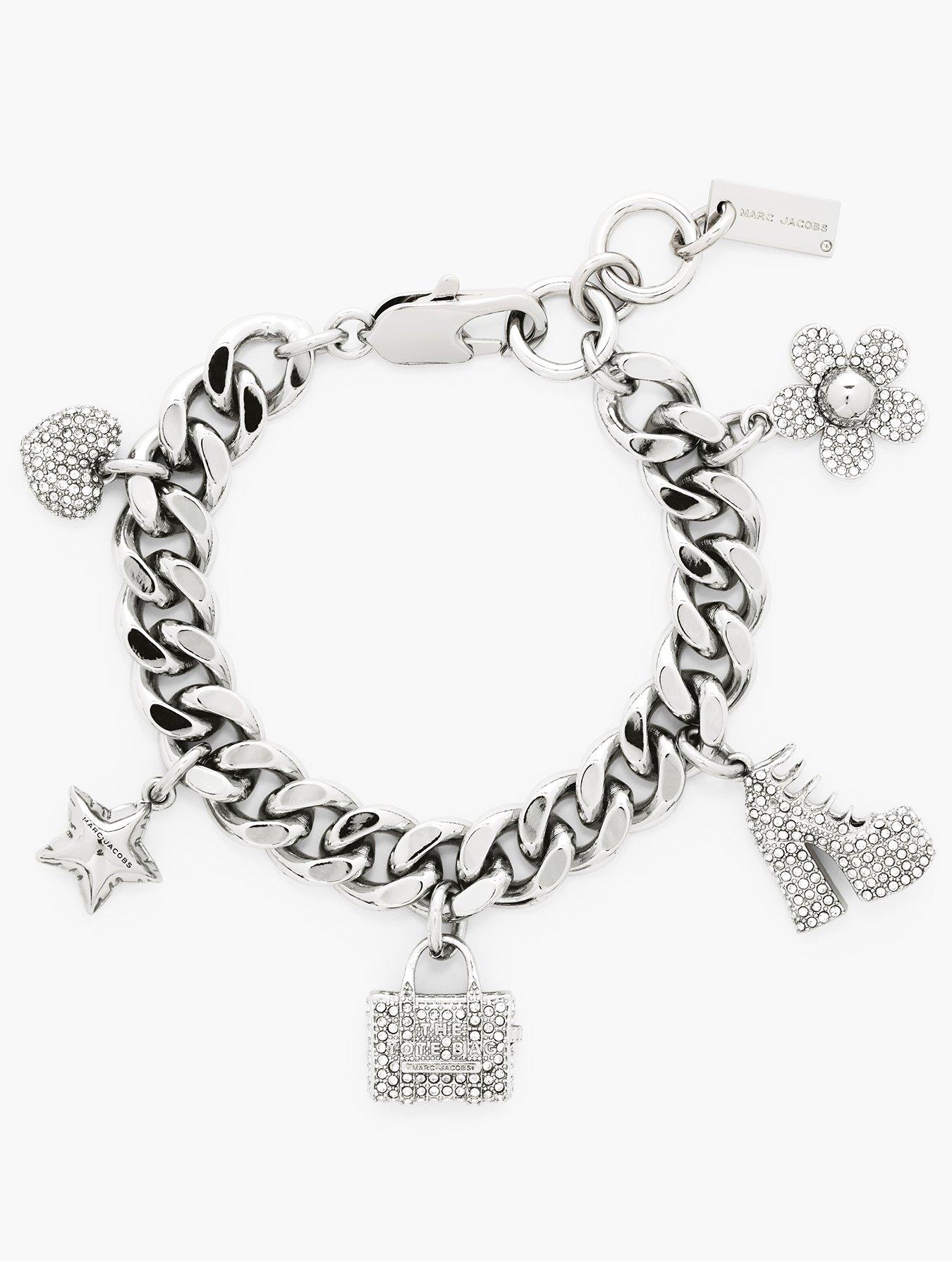 undefined Mini Icon Pave Charm Bracelet