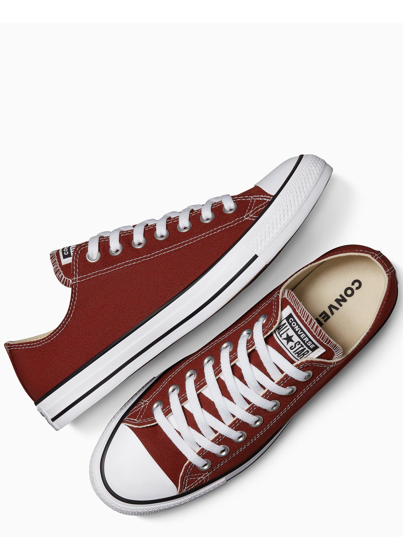 Image 4 of 6 of Converse Mens Converse Chuck Taylor All Star Low Top -red