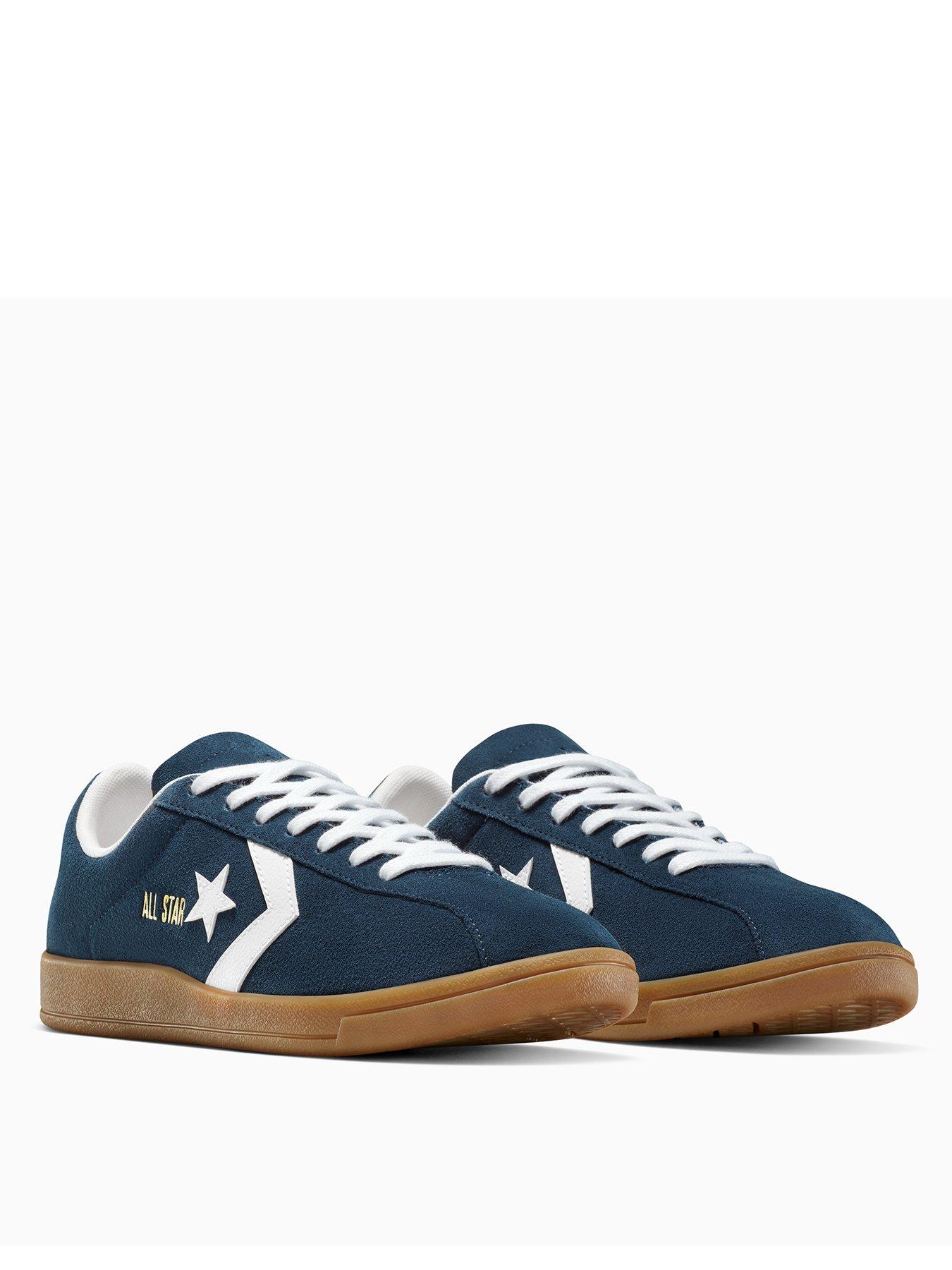  image of converse-mens-converse-classic-trainer-suede-low-top--blue