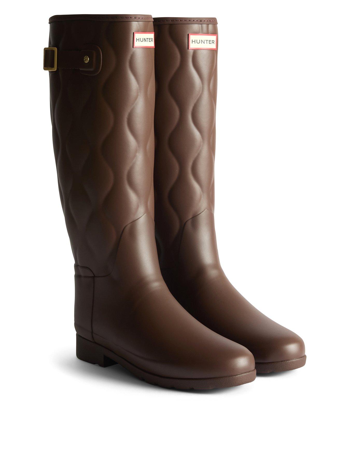 hunter-originals-refined-tall-onion-quilt-wellington-boot--brown