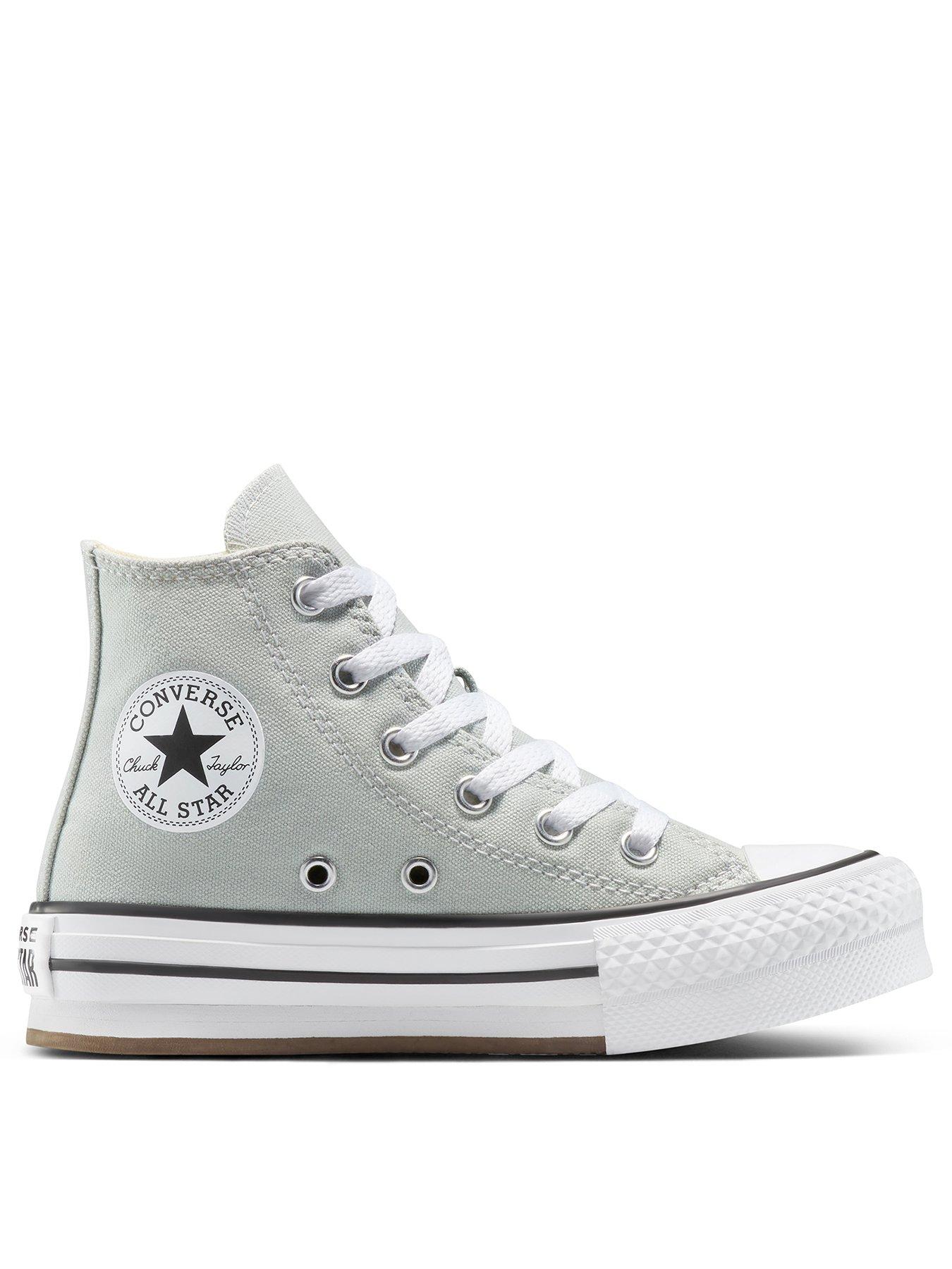 undefined Kids Converse Chuck Taylor All Star Eva Lift Platform High Top -grey