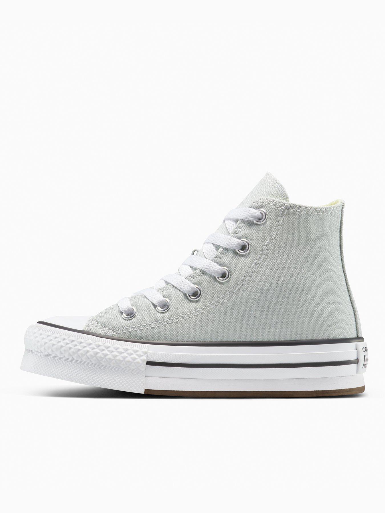 Image 6 of 7 of Converse Kids Chuck Taylor All Star Eva Lift Platform High Tops - Grey