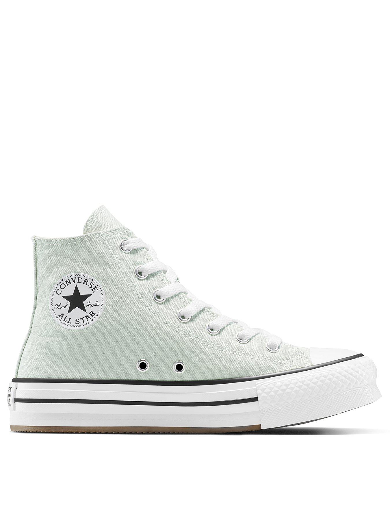 undefined Juniors Converse Chuck Taylor All Star Eva Lift Platform High Top -grey