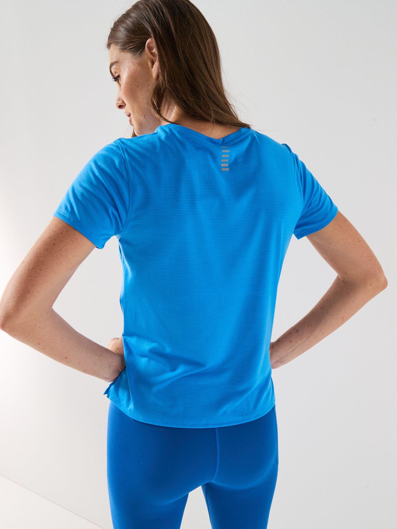 Image 2 of 6 of UNDER ARMOUR Womens Running Launch T-Shirt - Blue