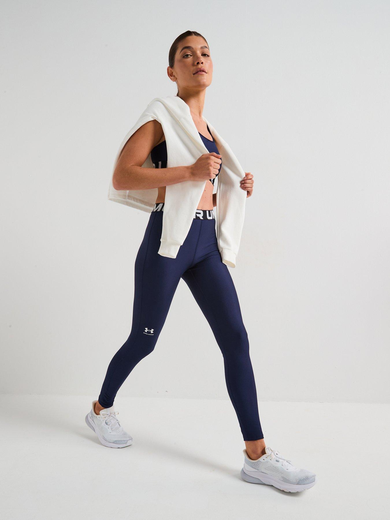 undefined Womens Training HeatGear Tights - Navy