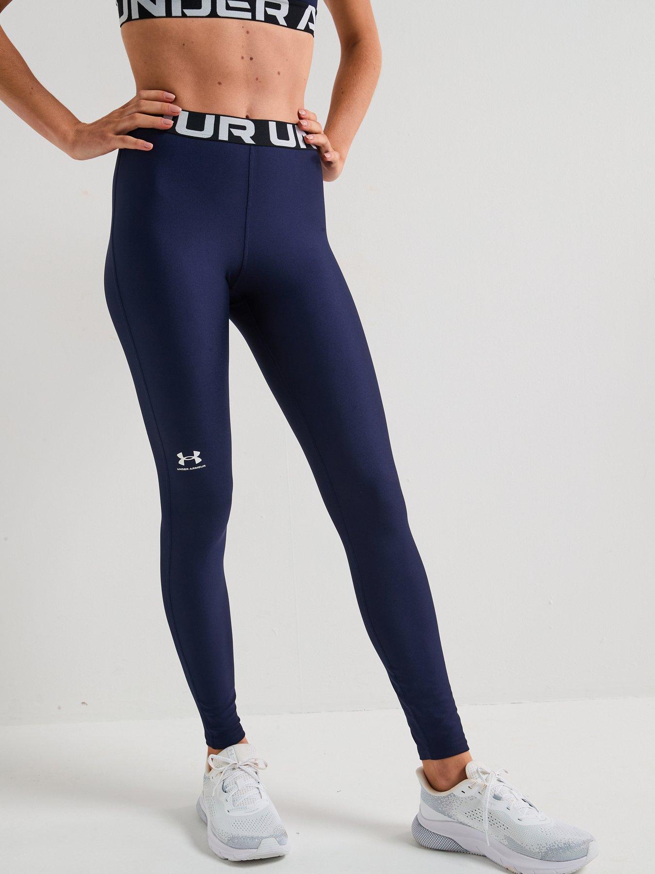 Image 6 of 6 of UNDER ARMOUR Womens Training HeatGear Tights - Navy