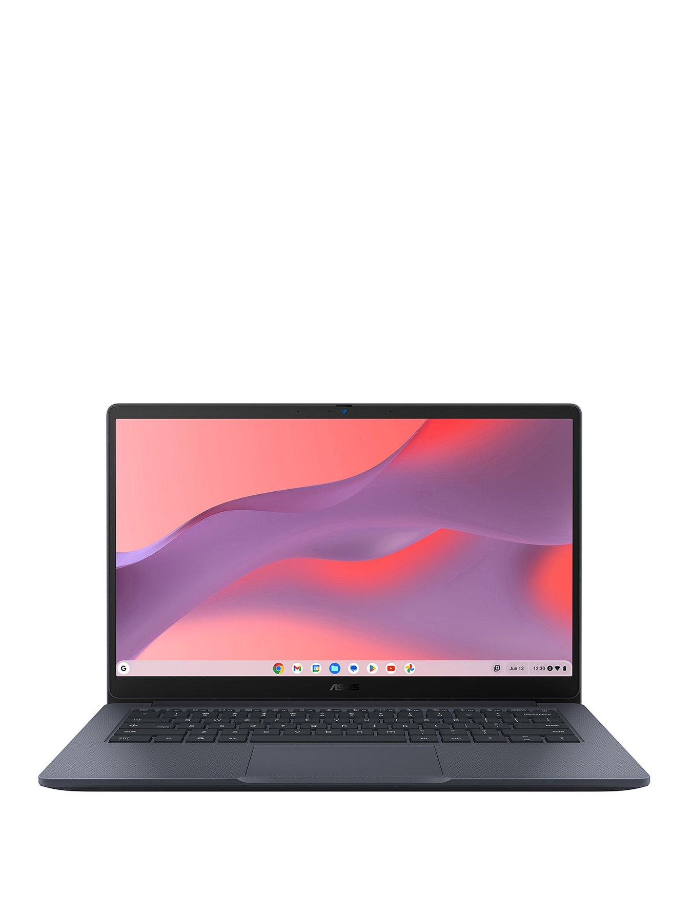 front image of asus-chromebook-14in-fhd-intel-celeron-4gb-nbsp--nbsp64gb-blue