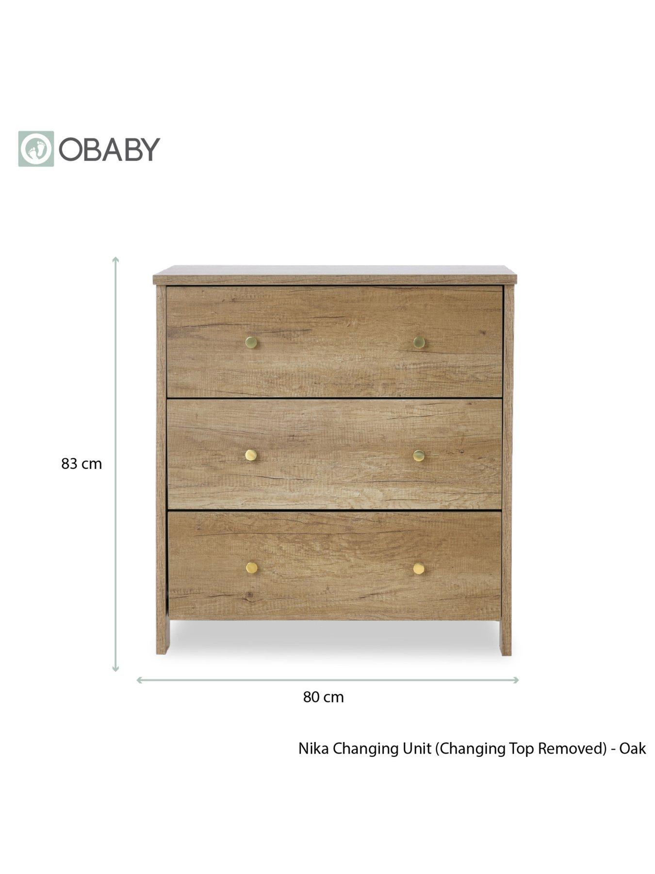  image of obaby-nika-changing-unit-oak