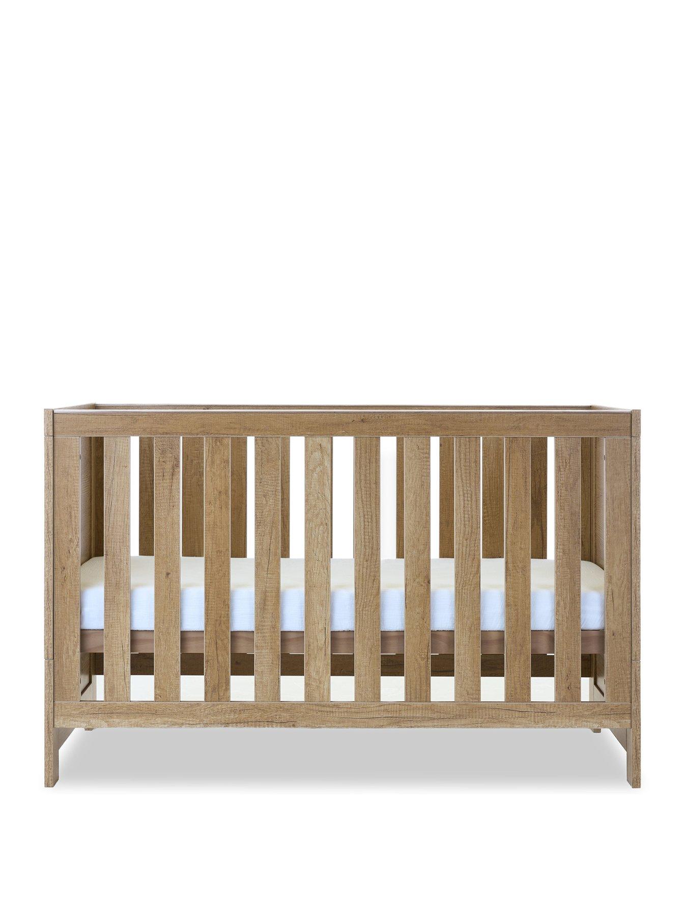 Image 2 of 6 of Obaby Nika Cot Bed - Oak