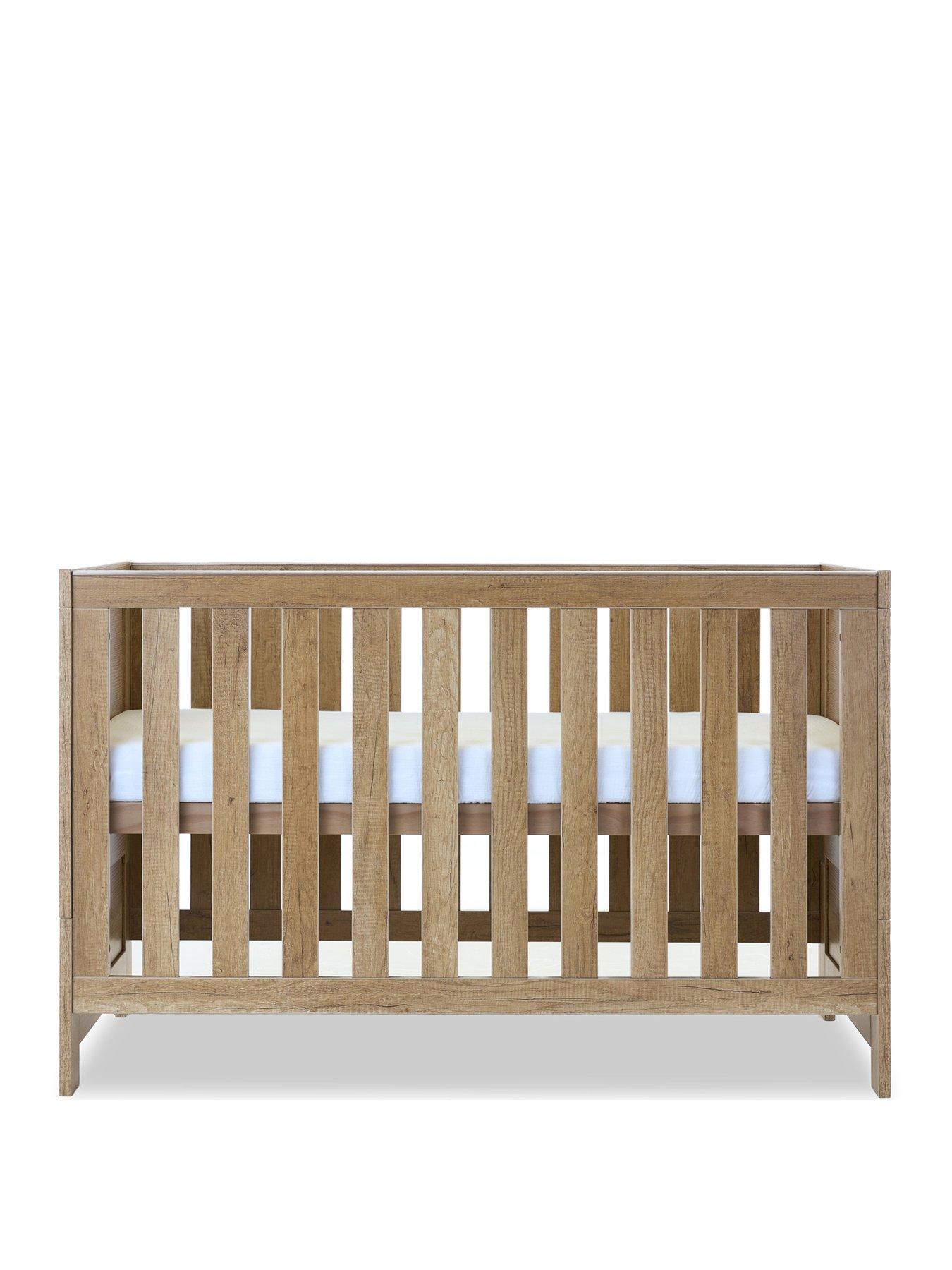 Image 3 of 6 of Obaby Nika Cot Bed - Oak