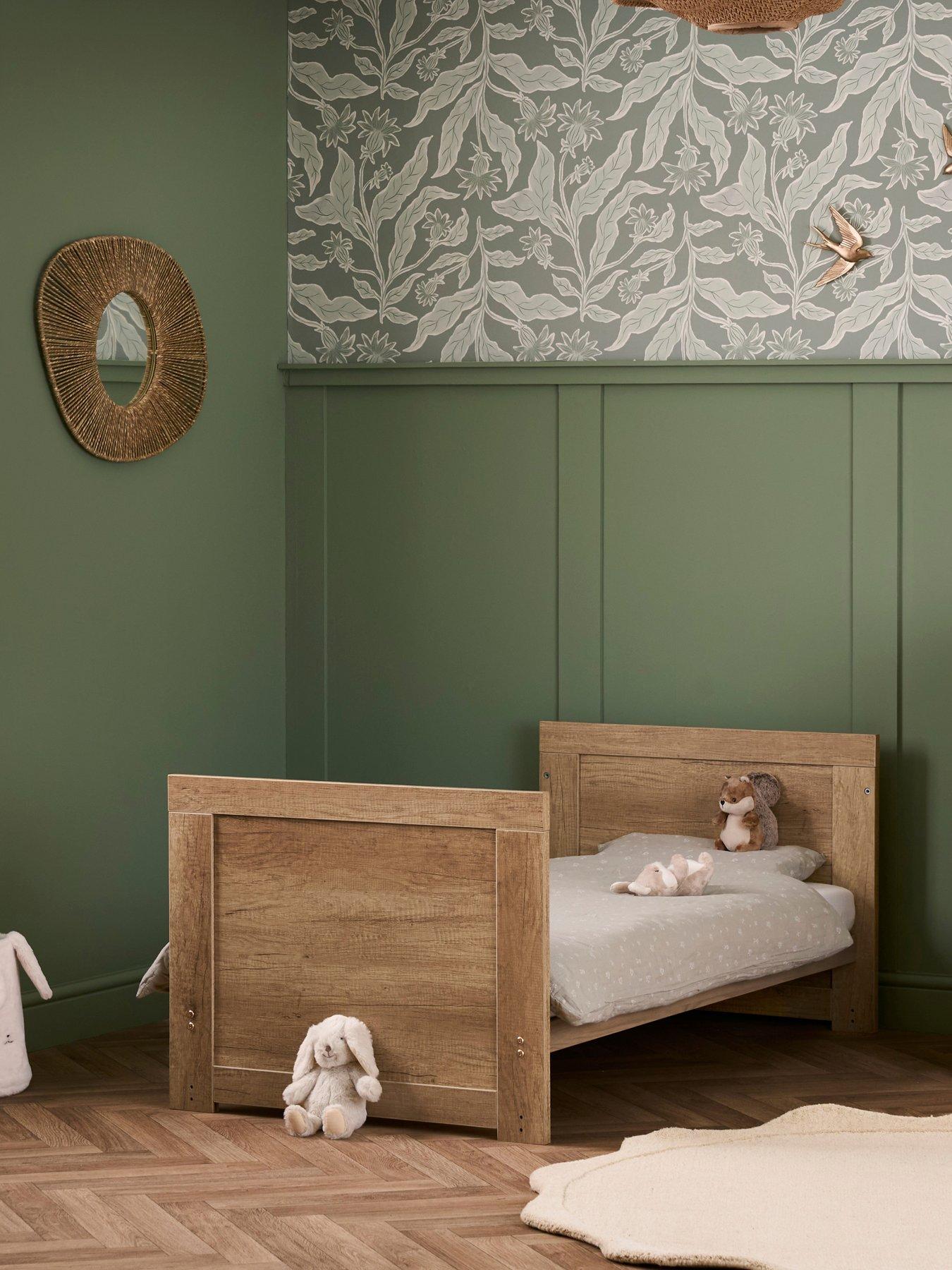 Image 6 of 6 of Obaby Nika Cot Bed - Oak