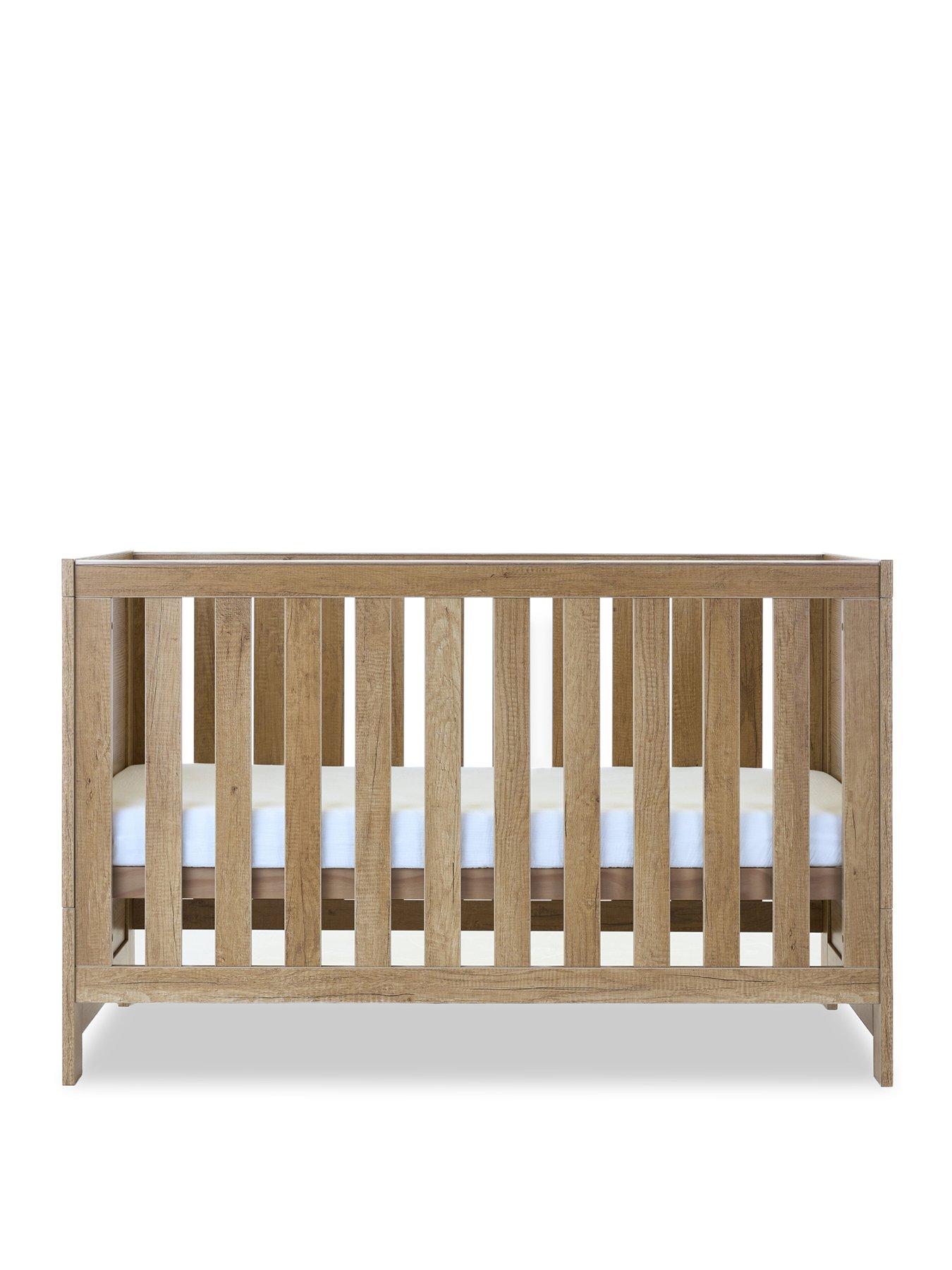  image of obaby-nika-cot-bed-amp-under-drawer-oak