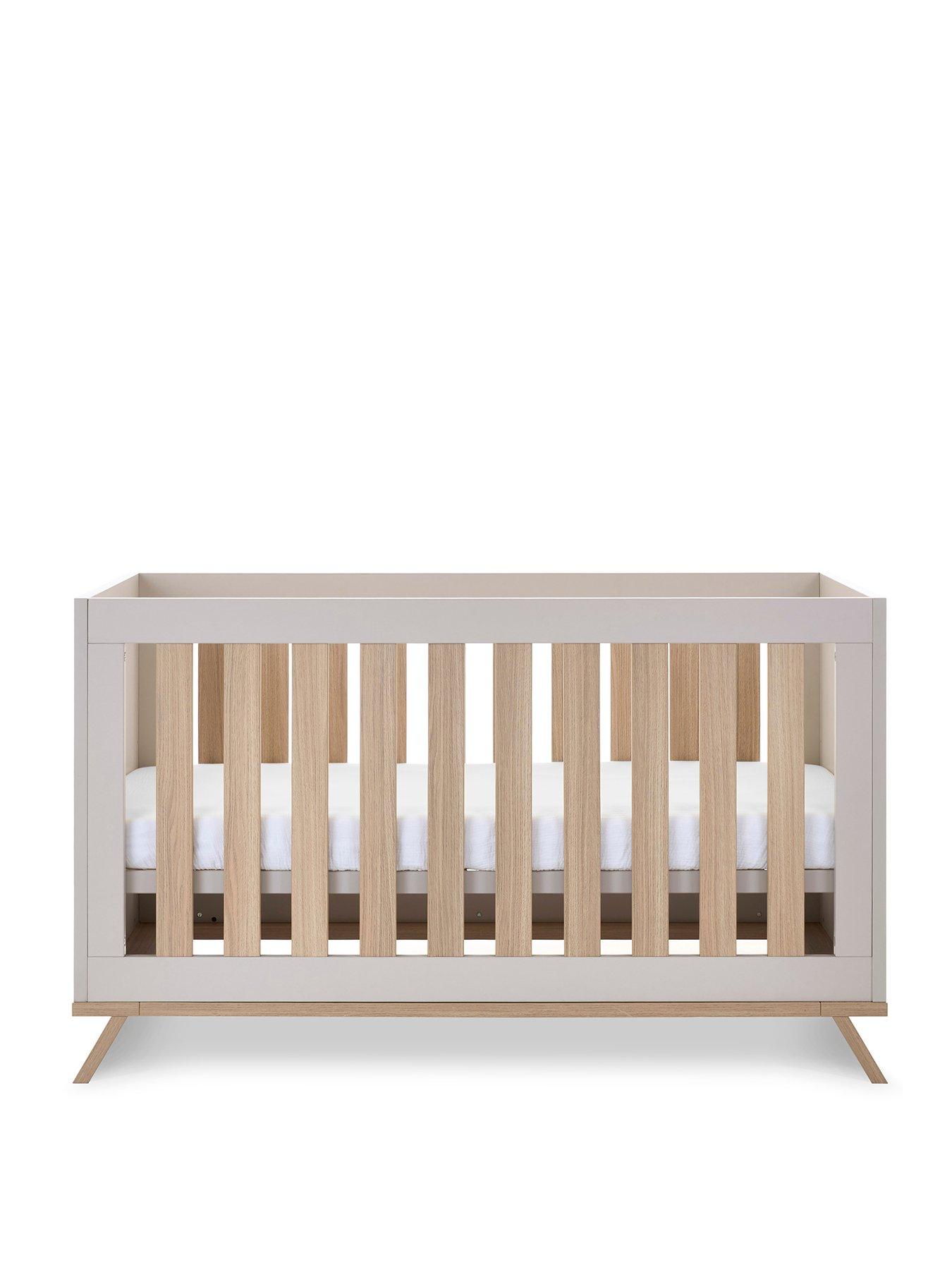 Image 2 of 6 of Obaby Thea Cot Bed - Latte