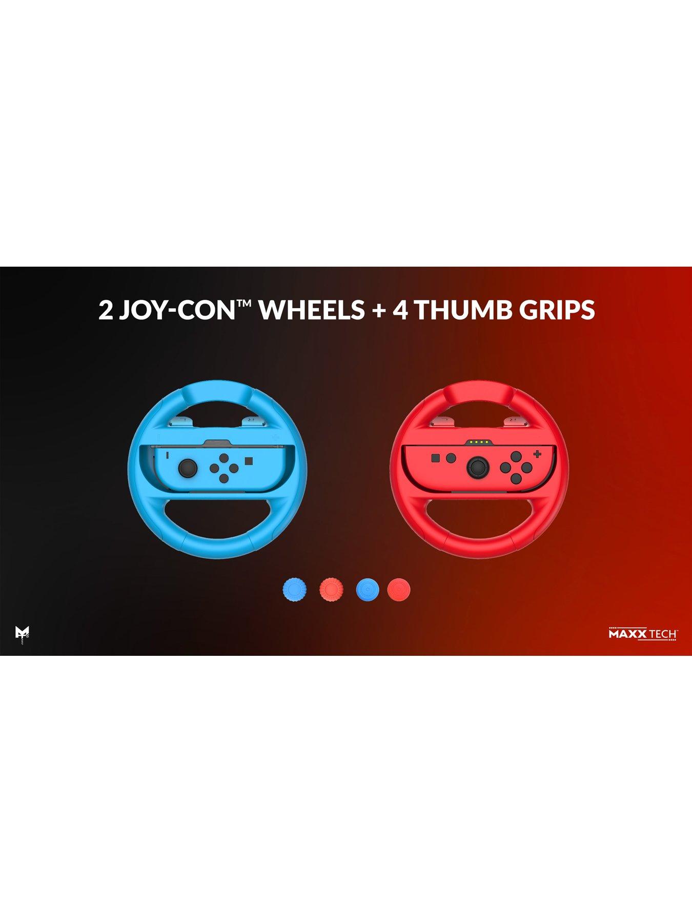 Image 5 of 7 of Maxx Tech Joy-Con Wheel &amp; Grips Kit for Nintendo&nbsp;Switch 2&amp;1