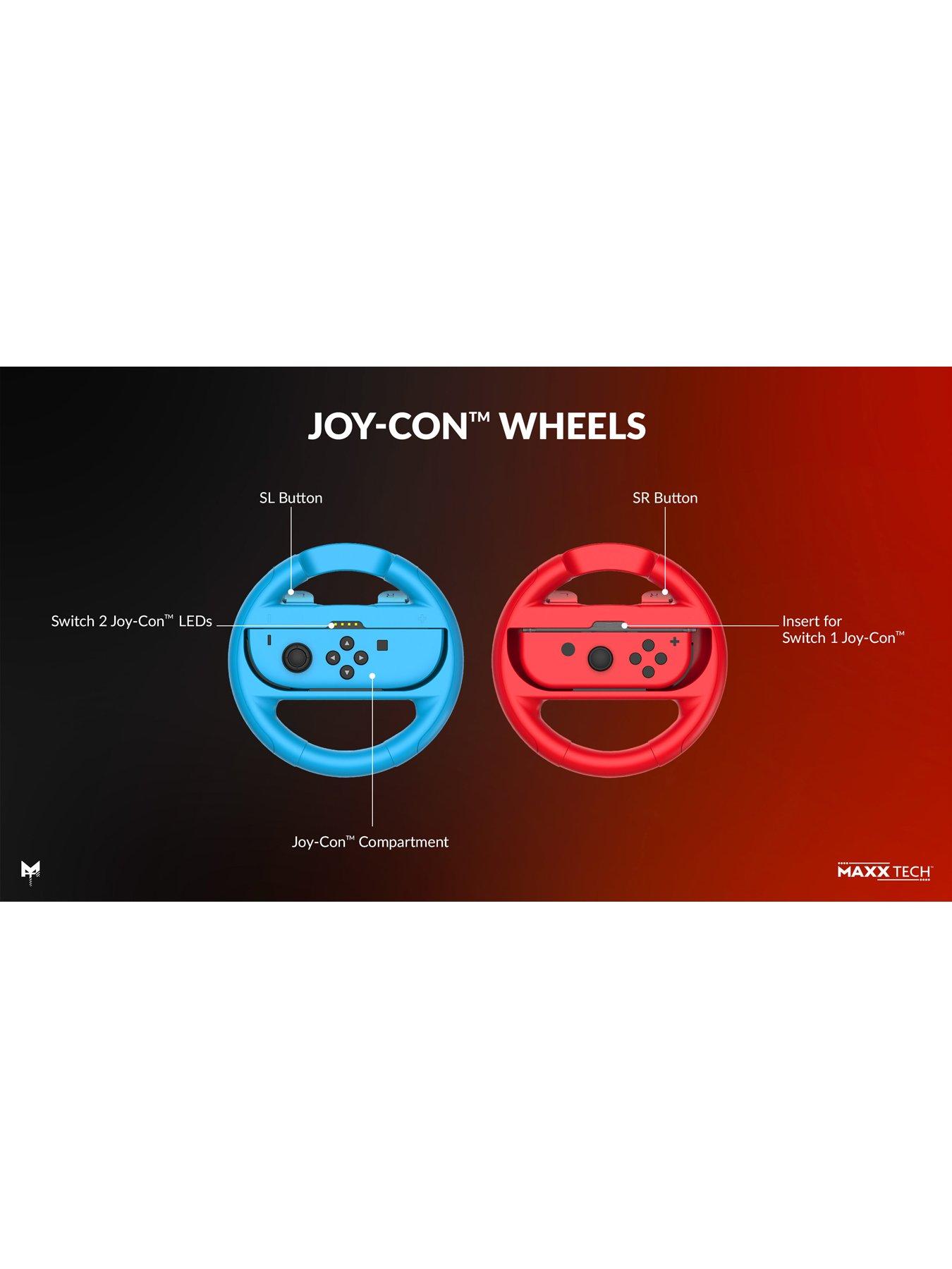 Image 6 of 7 of Maxx Tech Joy-Con Wheel &amp; Grips Kit for Nintendo&nbsp;Switch 2&amp;1