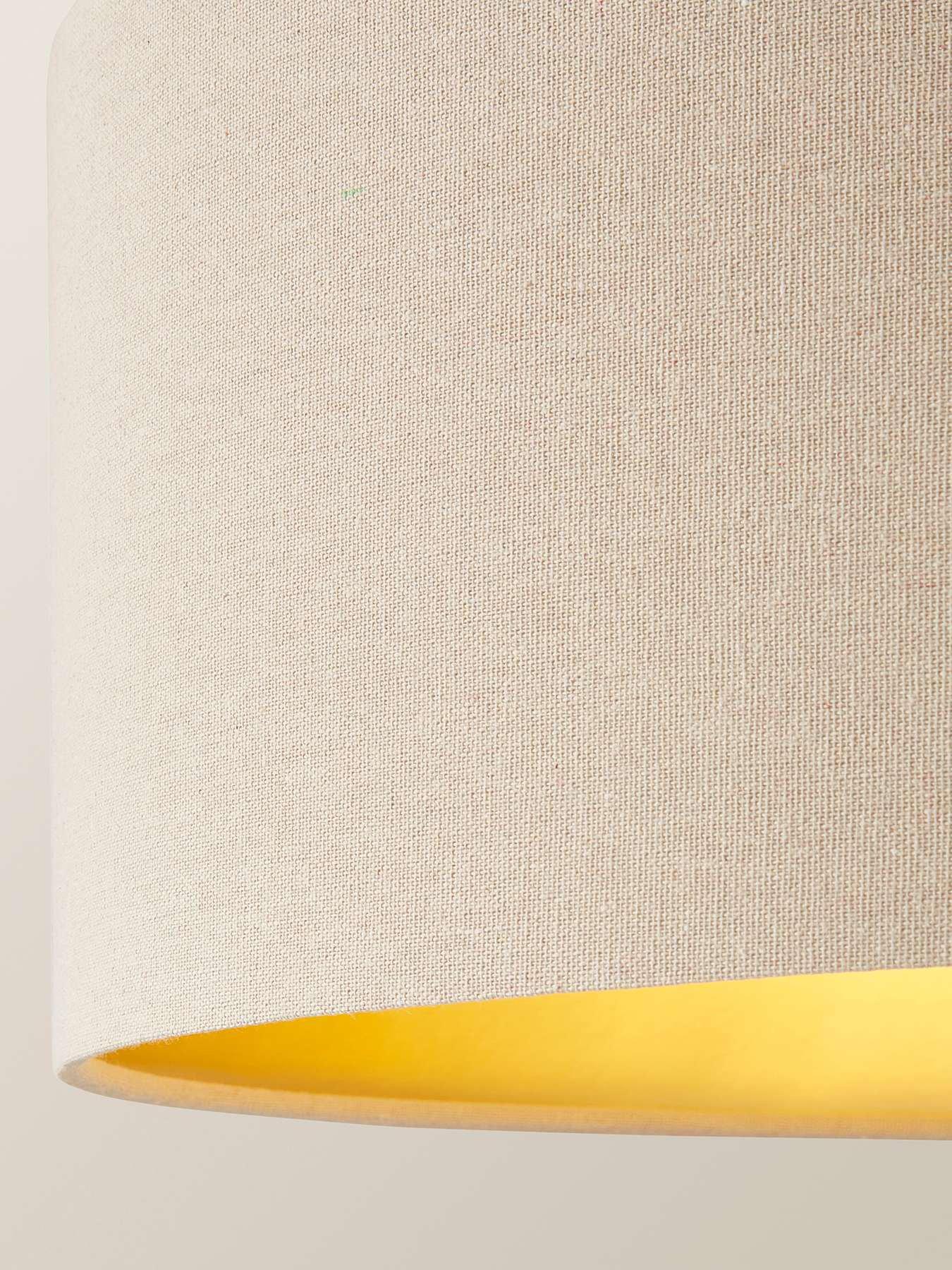 ValueLights Britney Marble Floor Lamp With Natural Linen Drum Shade ...