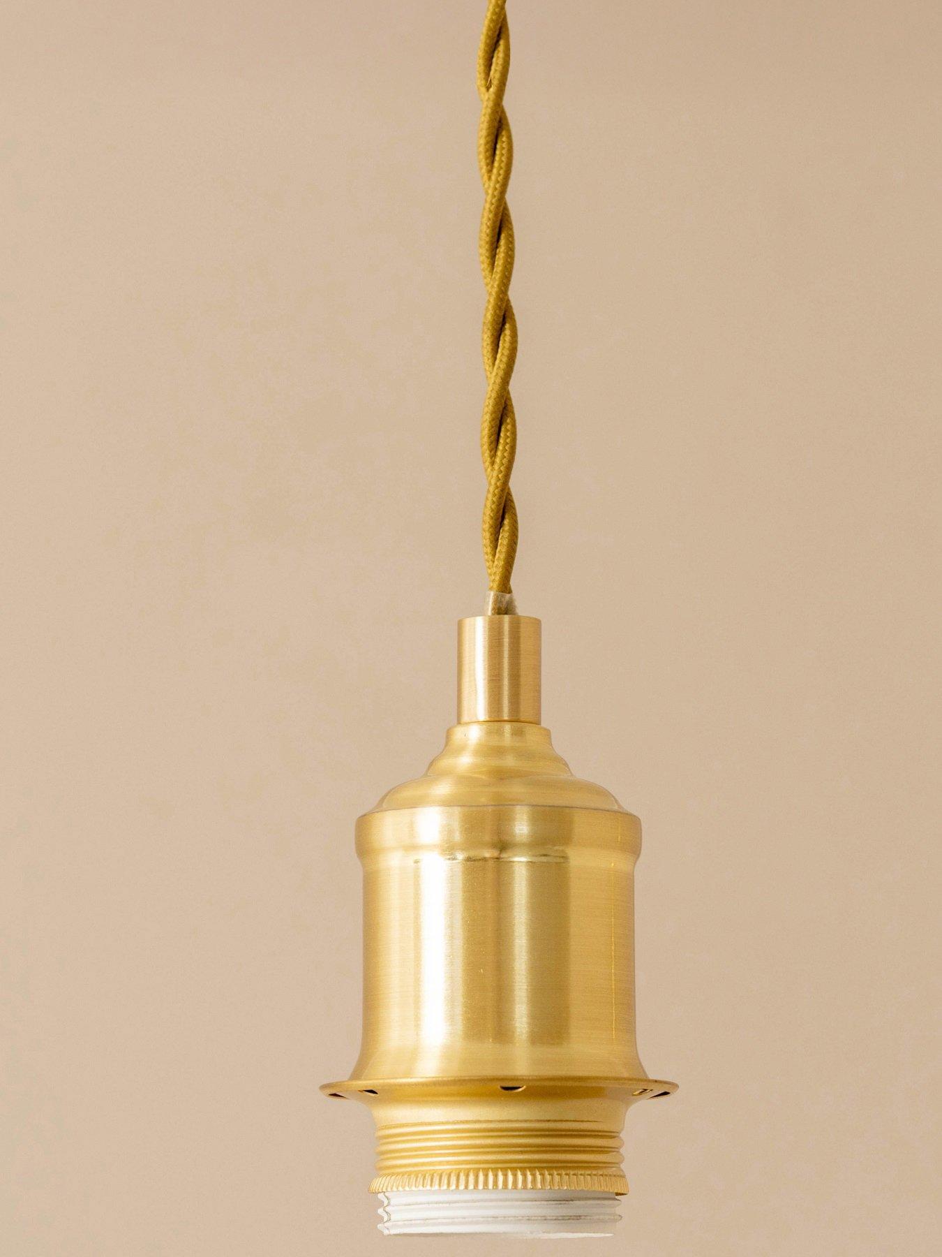  image of valuelights-india-white-confetti-glass-shade-3-drop-brushed-gold-ceiling-pendant-light