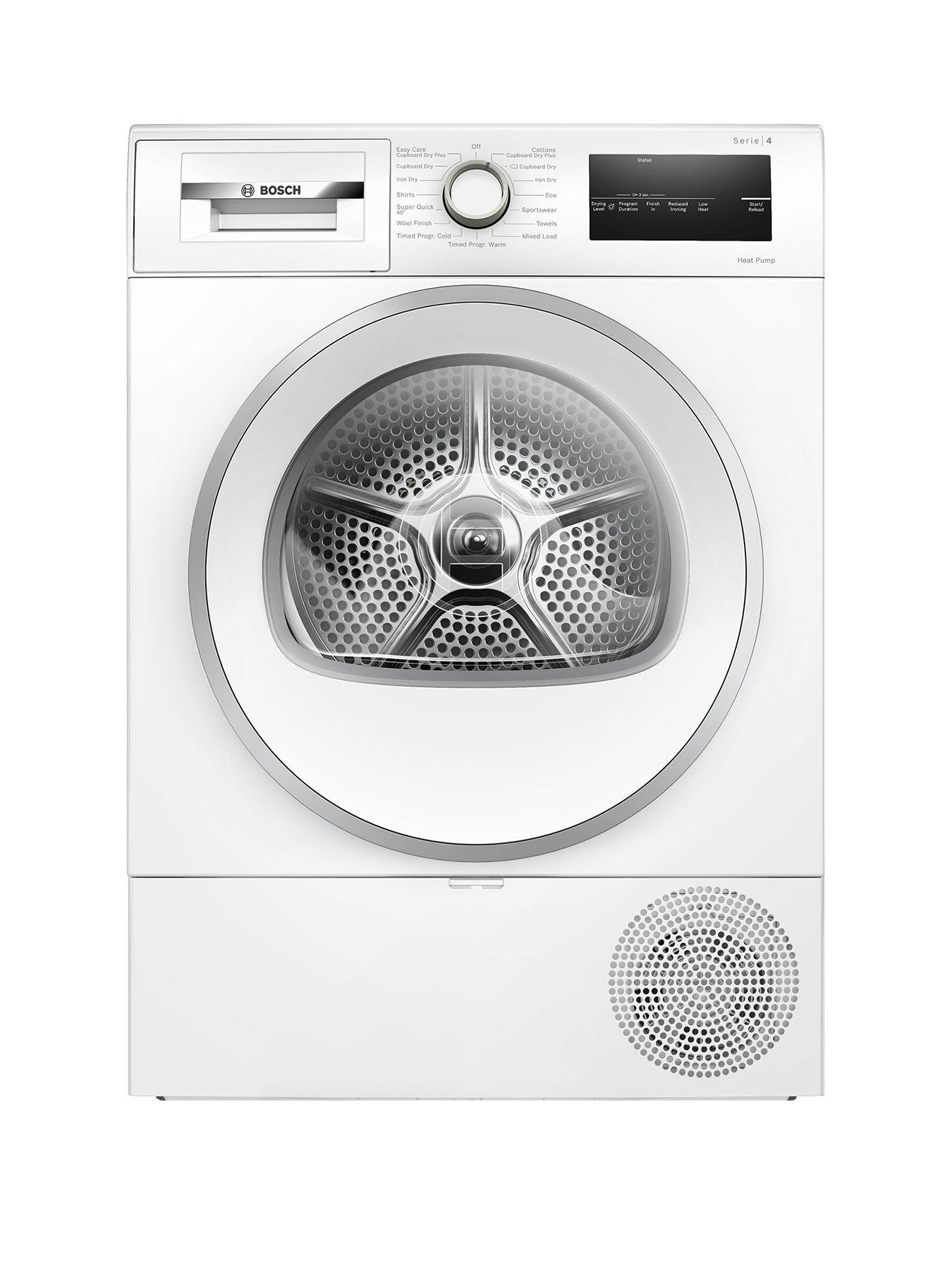undefined WQG24502GB, 9kg Tumble Dryer, Heat Pump, SelfCleaning Condenser, Hygiene Plus, Half Load, AutoDry, LED Display/ jog dial