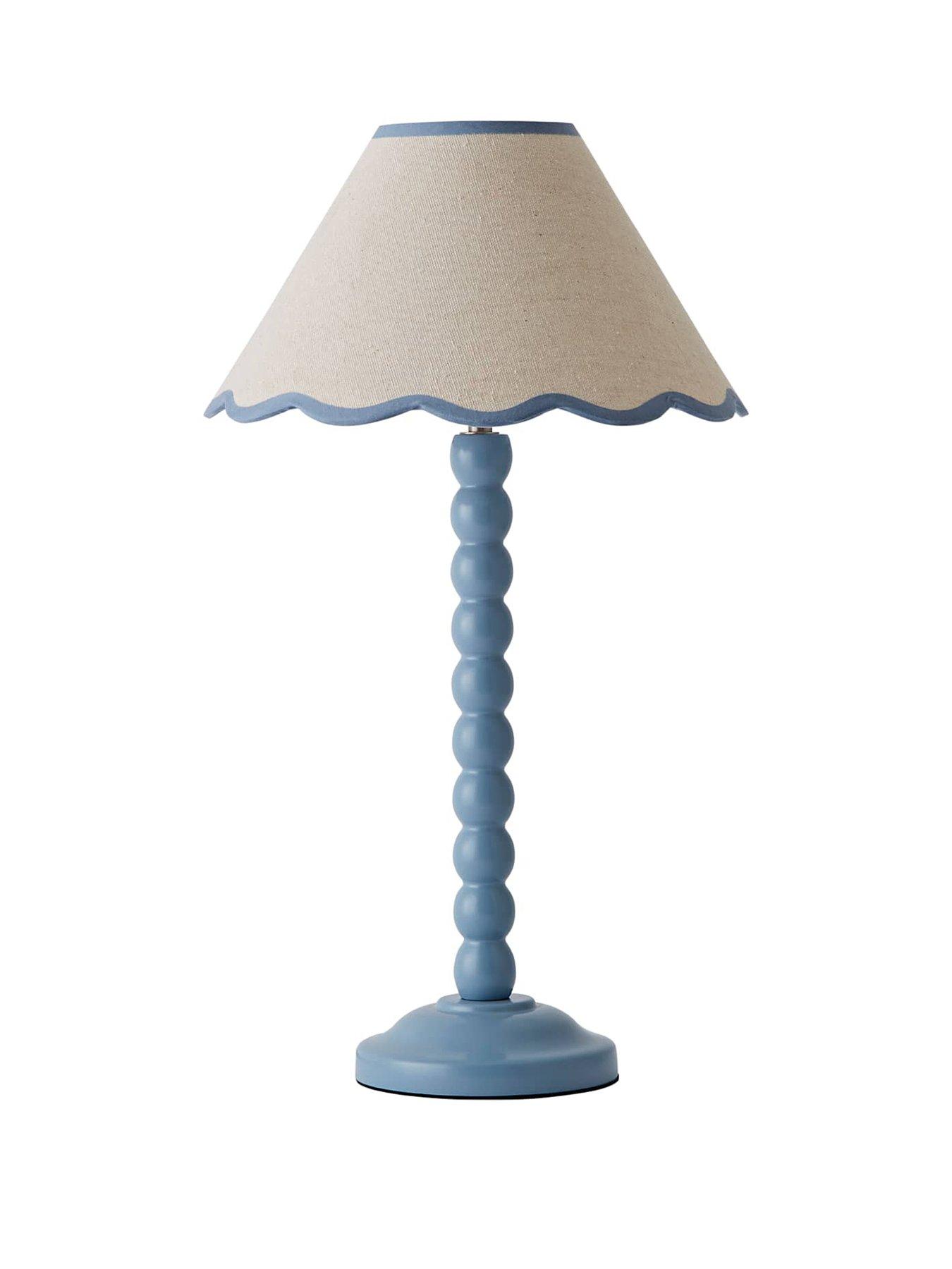 ValueLights Bobbles Painted Table Lamp with Shade