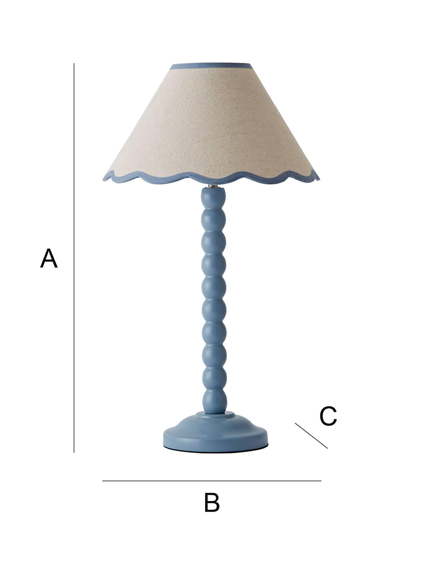 Image 6 of 7 of ValueLights Bobbles Painted Table Lamp with Shade