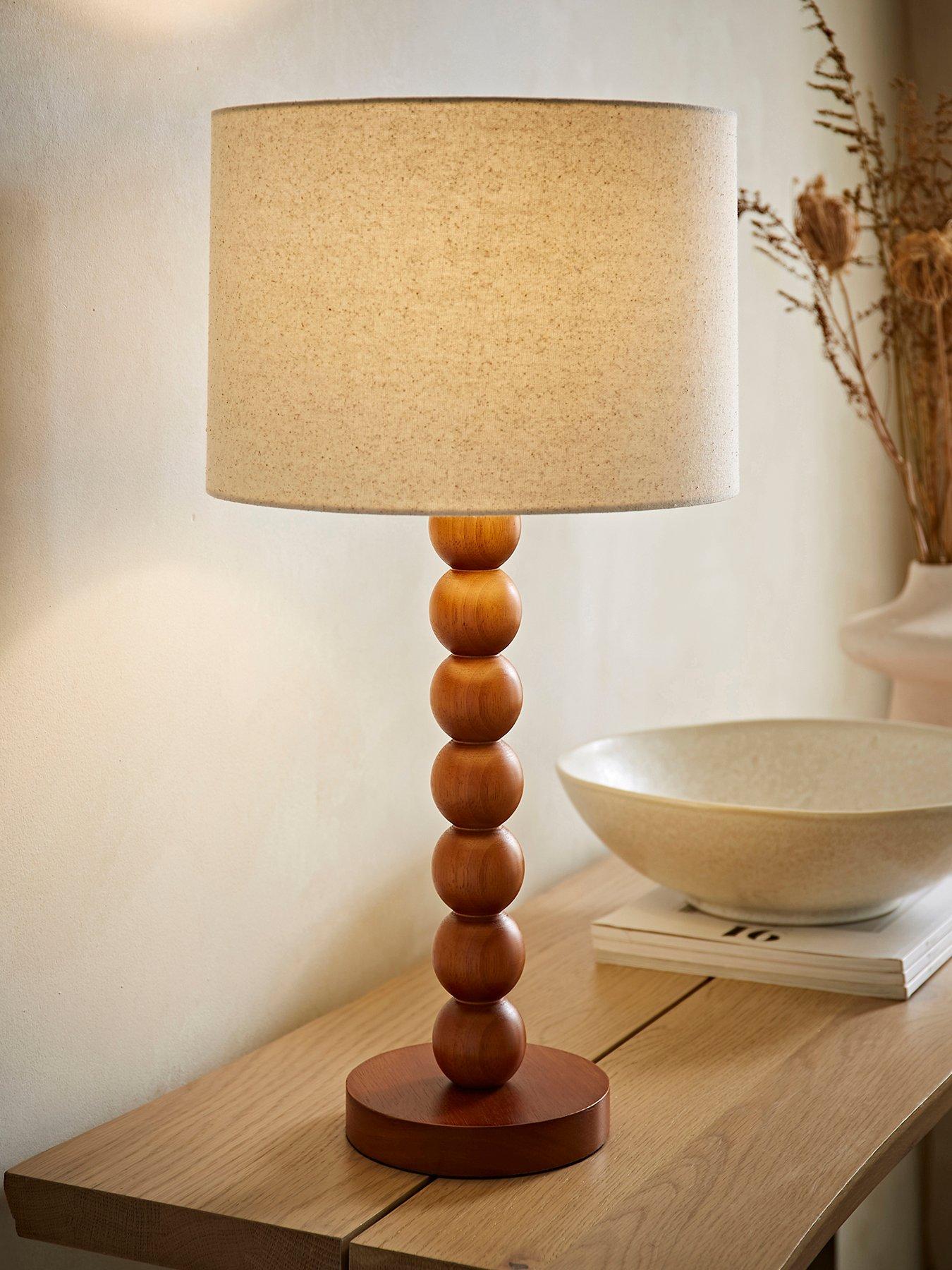 valuelights-wyatt-walnut-wood-bobbin-table-lamp-with-natural-linen-shade