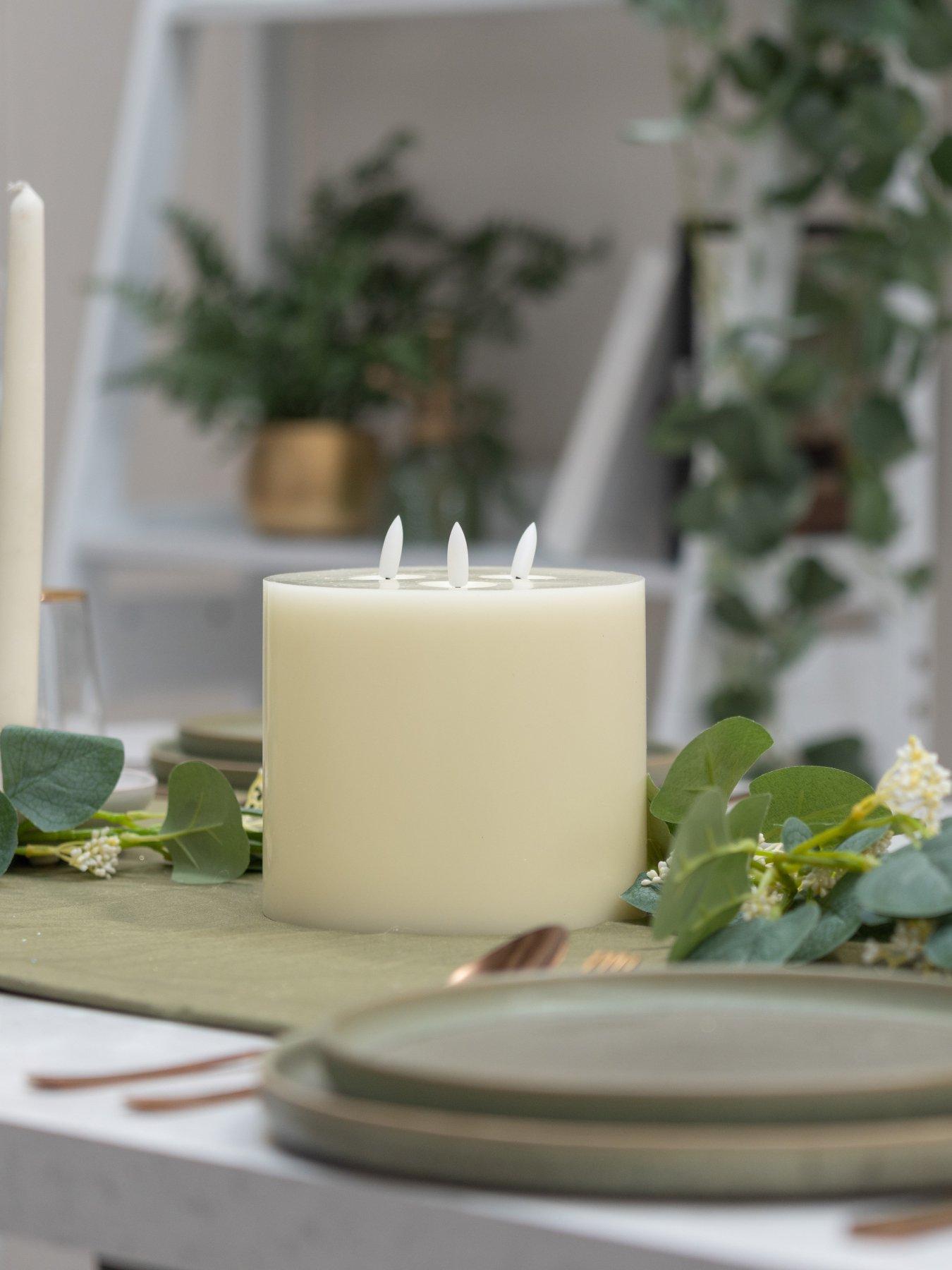 Image 3 of 7 of ValueLights Led 3 Wick Flickering Candle With Remote Control