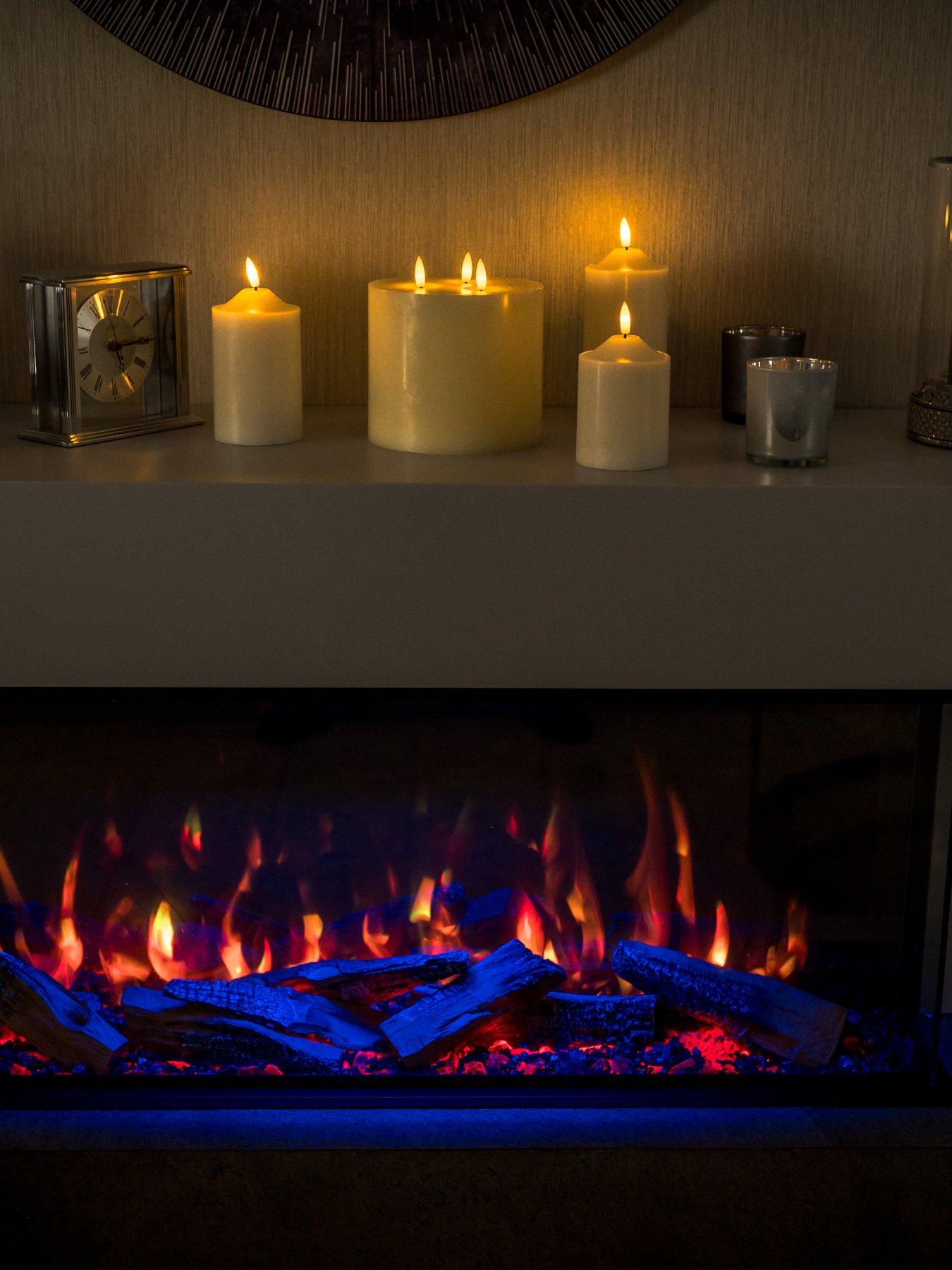Image 7 of 7 of ValueLights Led 3 Wick Flickering Candle With Remote Control
