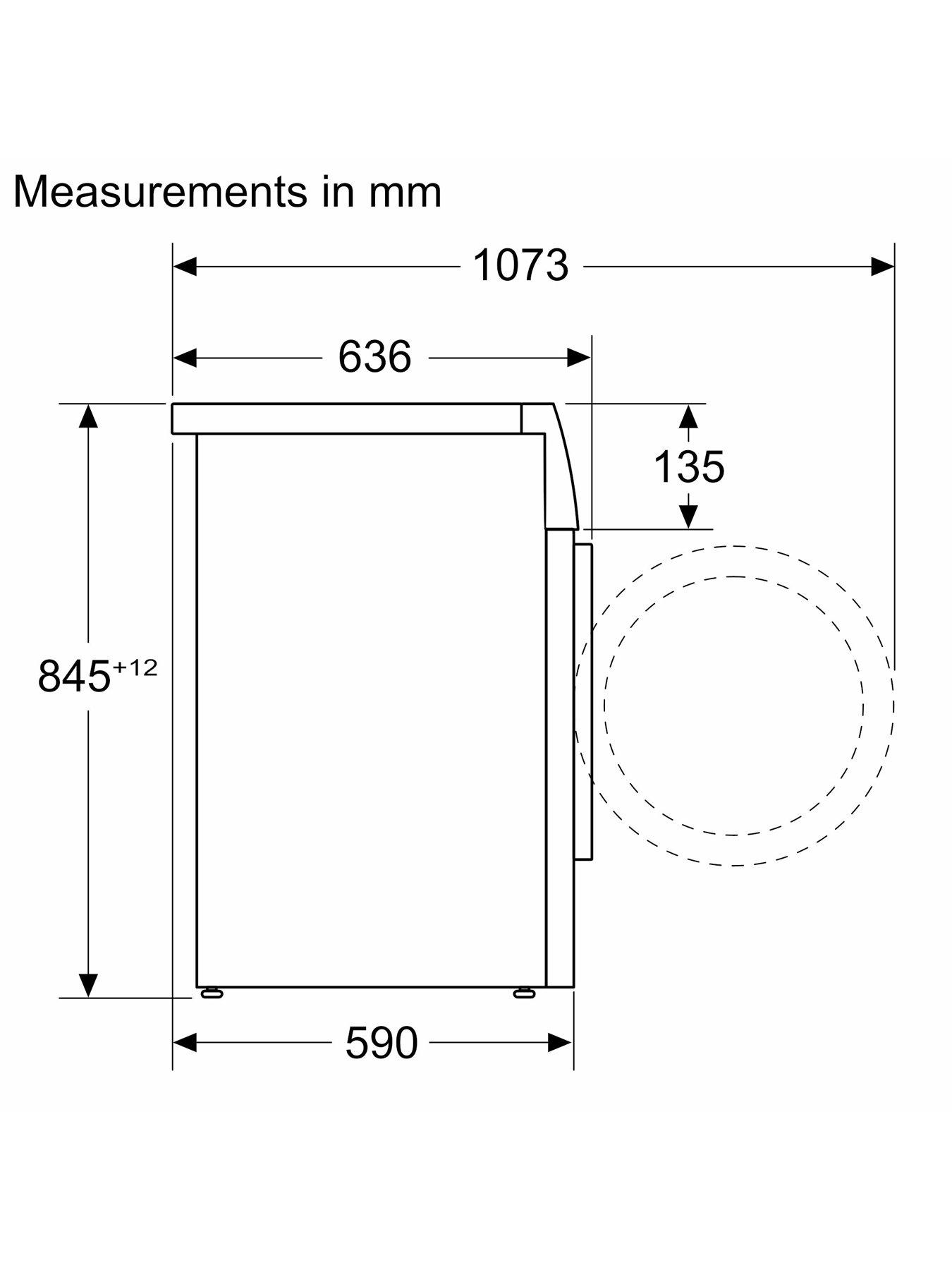 Image 7 of 7 of Bosch WGG244ZCGB Capacity 9kg, 1400rpm, Iron Assist, Anti Stain, Active Water Plus,&nbsp;SpeedPerfect, LED Display, Black door