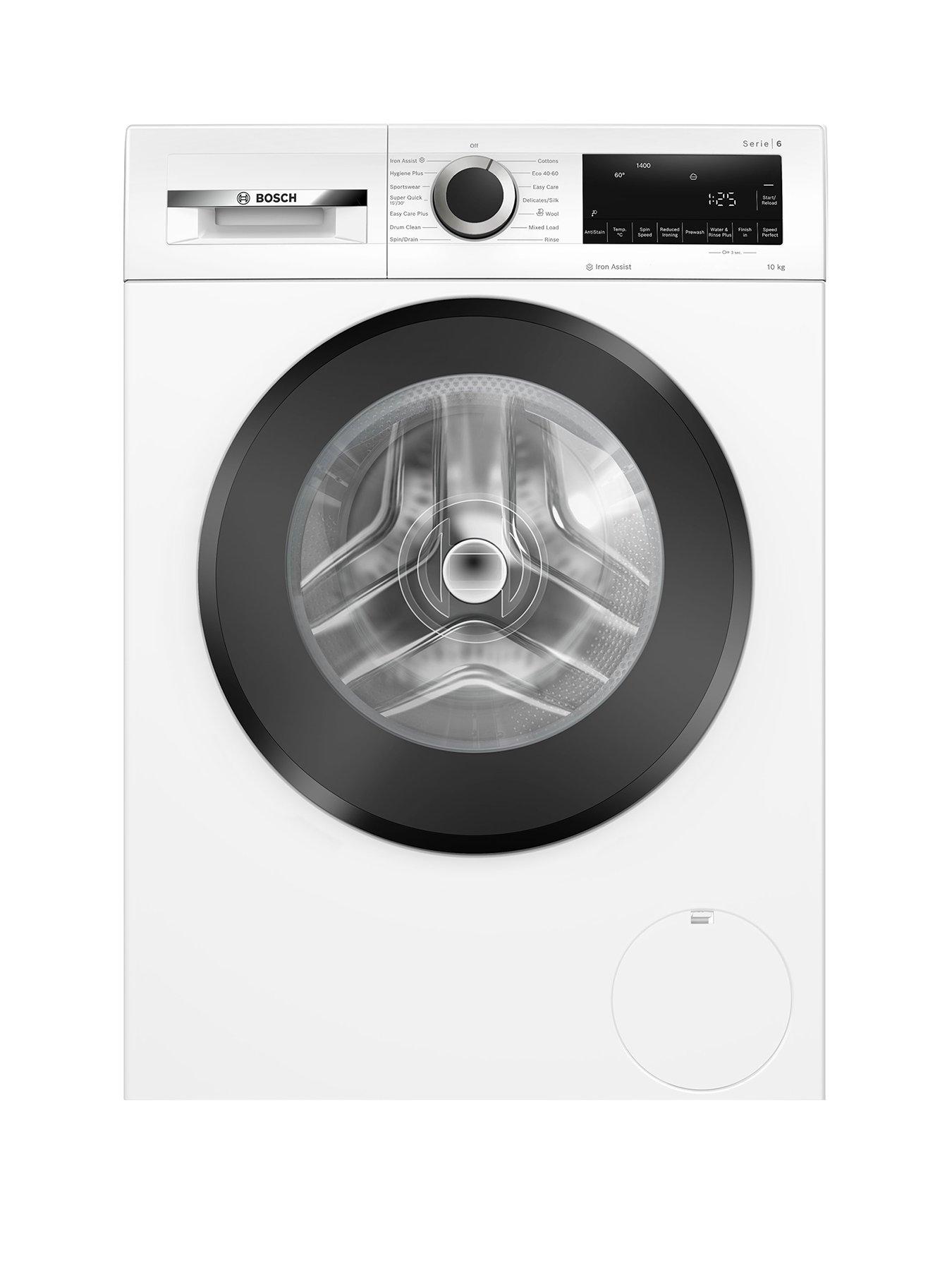 Image 1 of 7 of Bosch WGG254Z1GB Capacity 10kg, 1400rpm, Iron Assist, Anti Stain, Active Water Plus, Eco Silence Drive, SpeedPerfect, LED Display, Black door