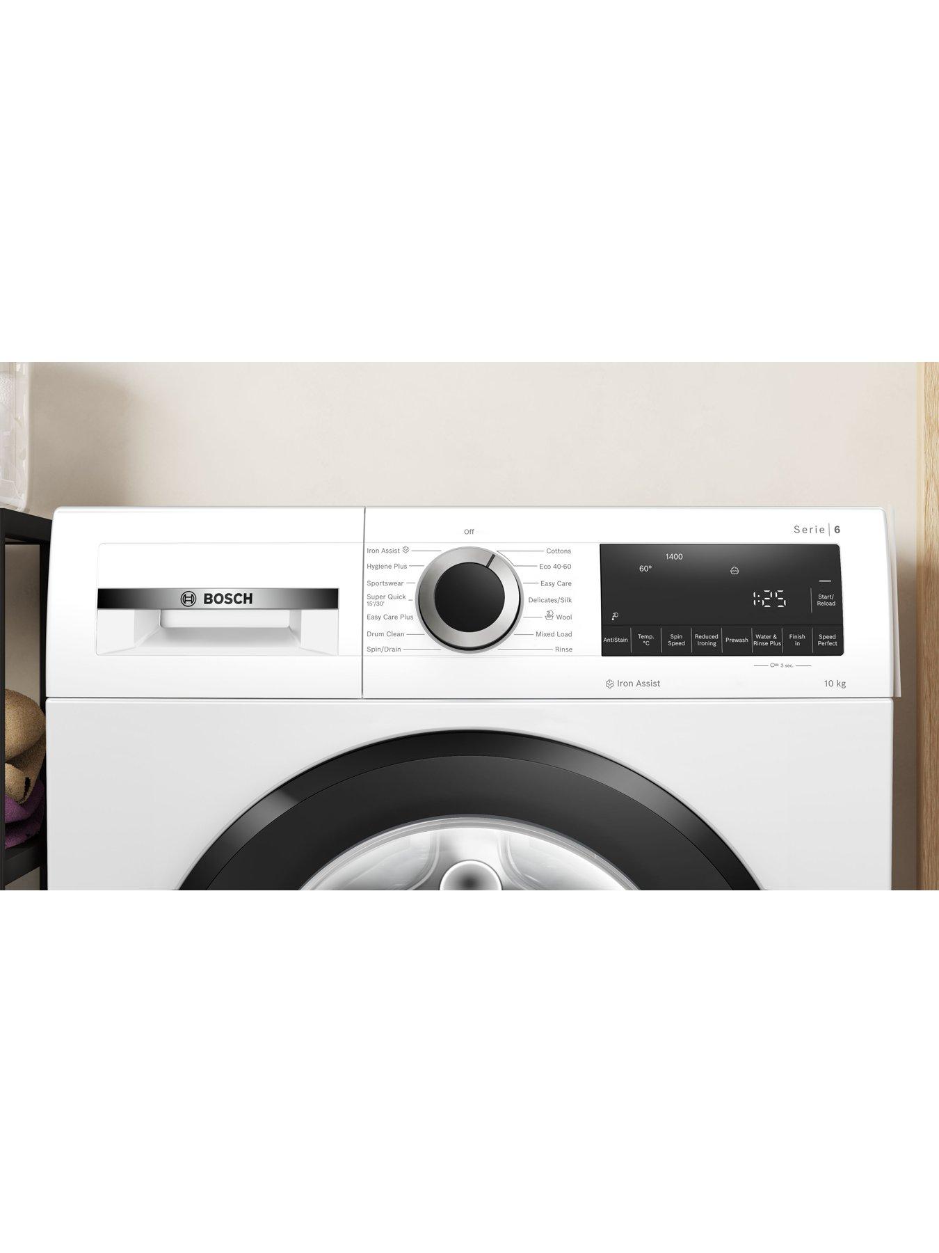 Image 2 of 7 of Bosch WGG254Z1GB Capacity 10kg, 1400rpm, Iron Assist, Anti Stain, Active Water Plus, Eco Silence Drive, SpeedPerfect, LED Display, Black door