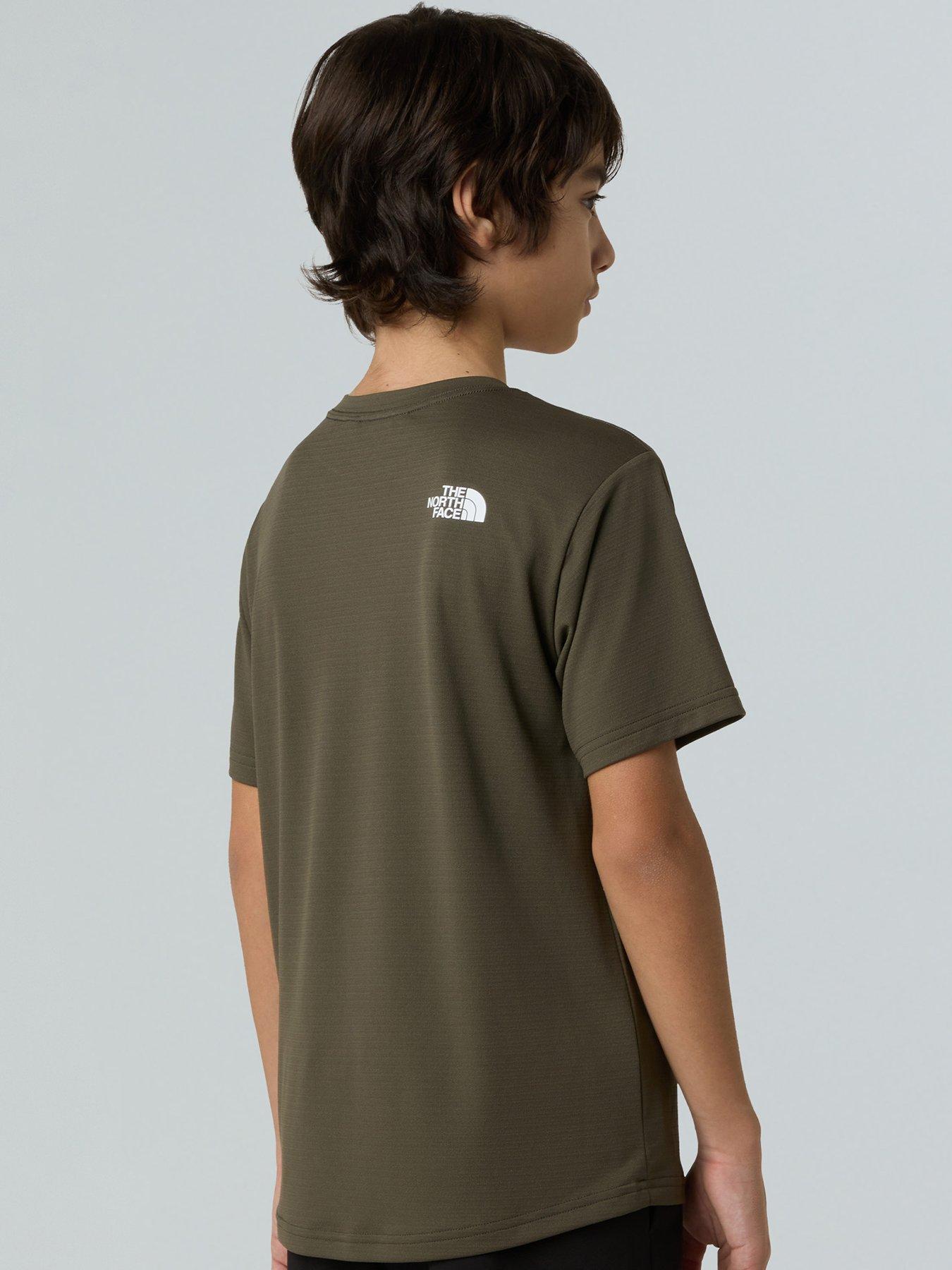 Image 3 of 5 of The North Face Teen New 24/7 S/S T-Shirt - Green
