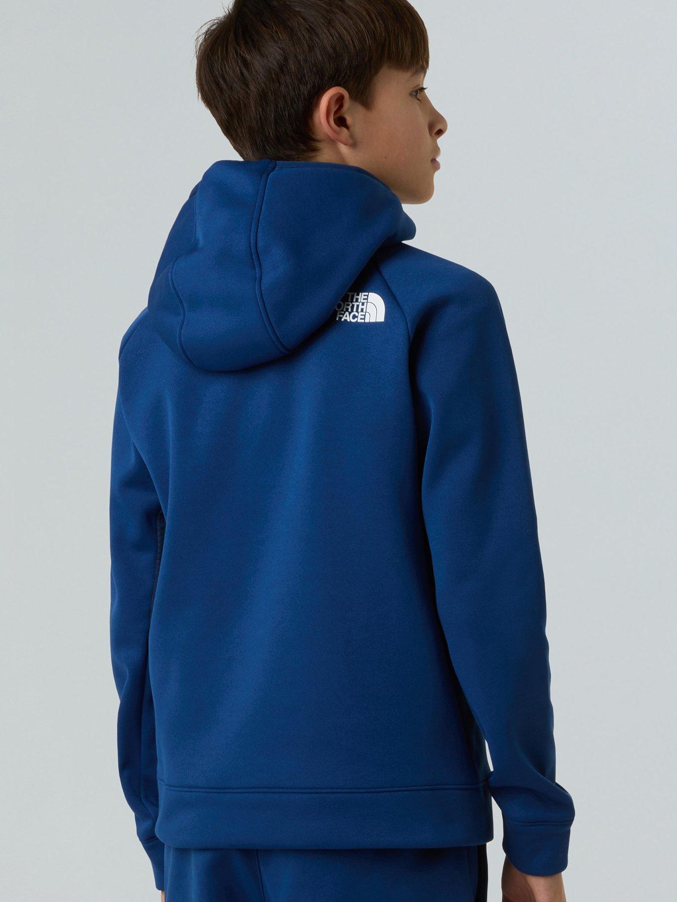 Image 3 of 6 of The North Face Boys Mountain Athletics Full Zip Hoodie - Blue