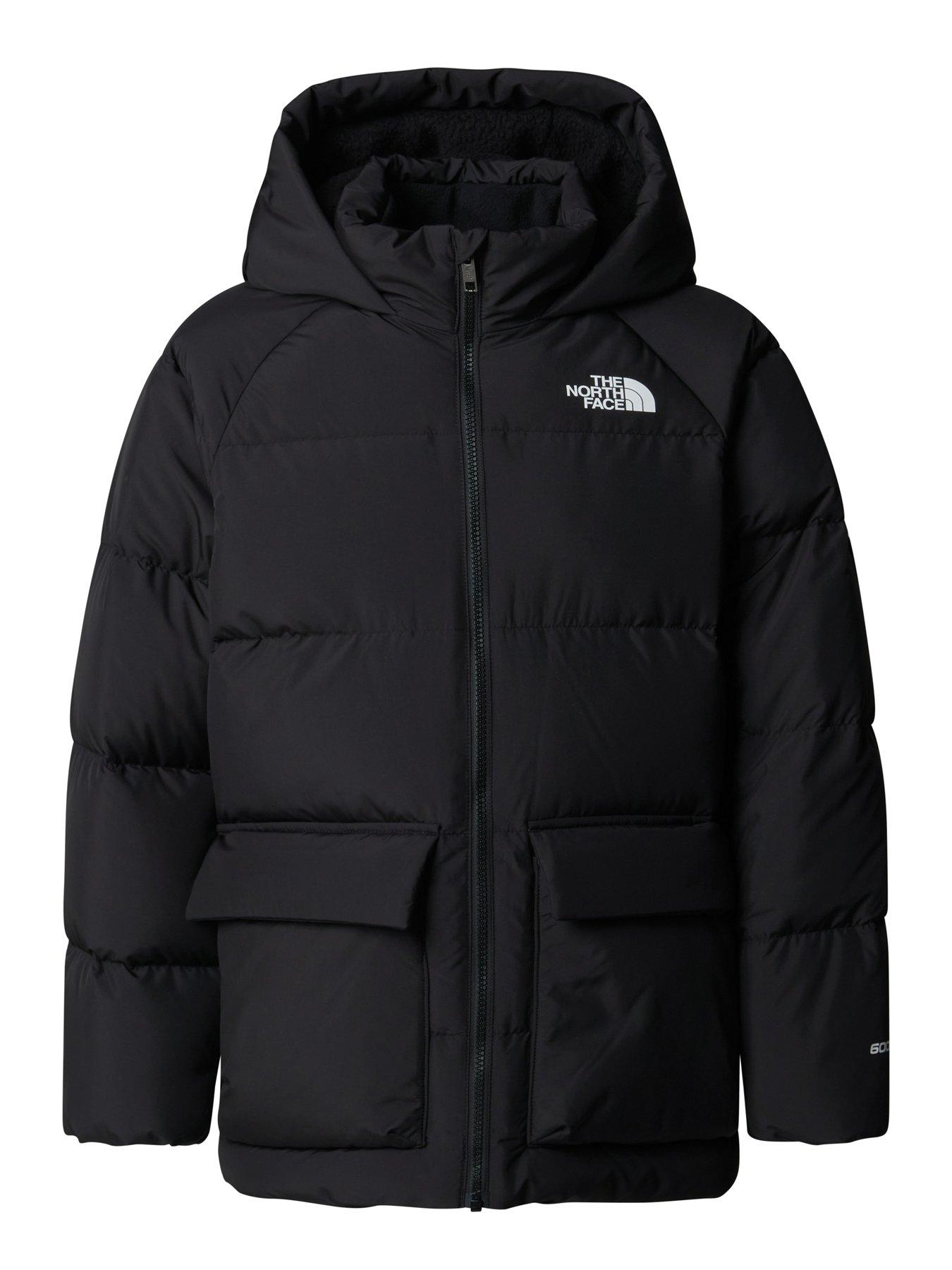 undefined Teen Down Fleece Lined Short Parka - Black
