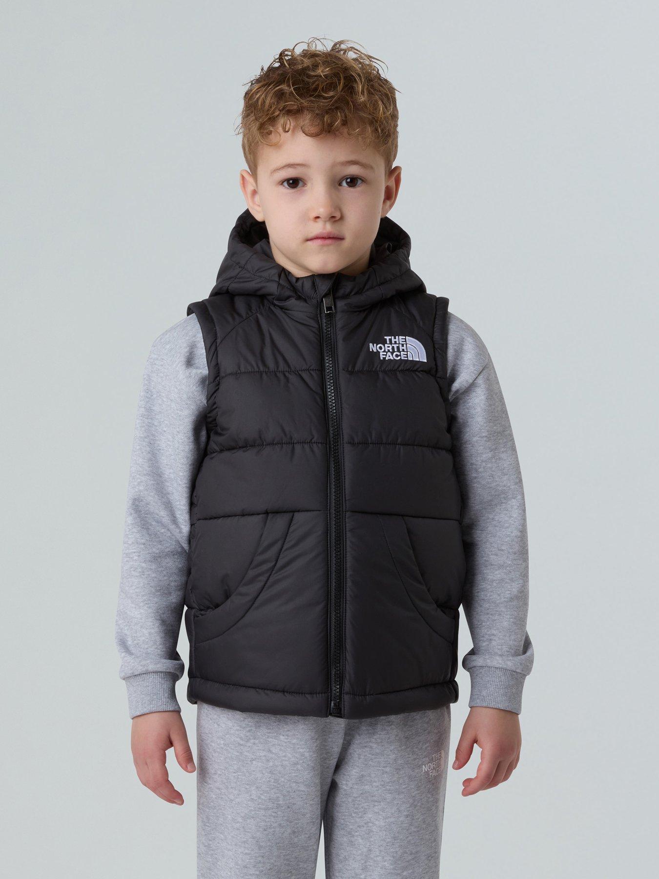 undefined Kids Hooded Gilet - Black
