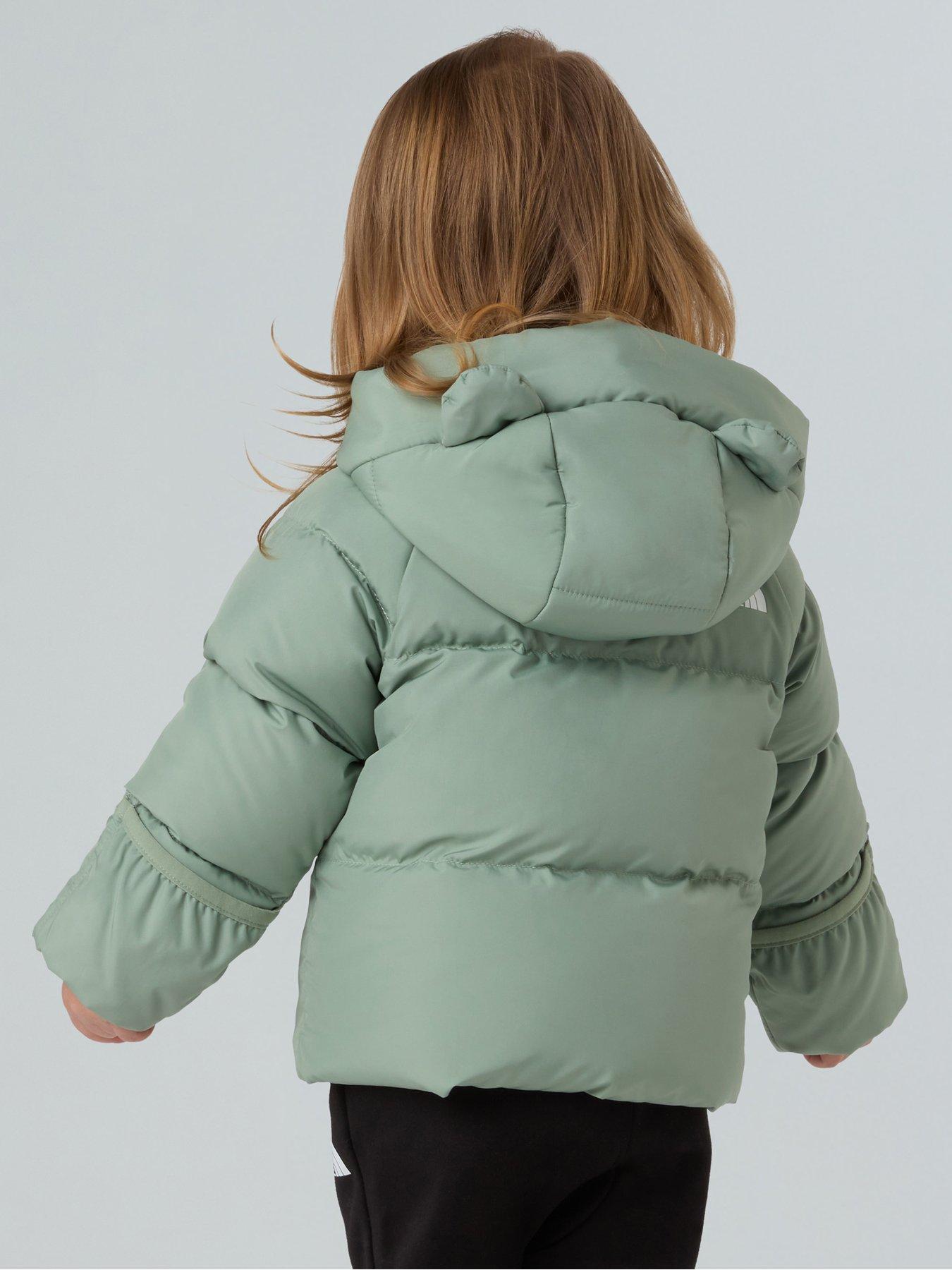 Image 4 of 6 of The North Face Baby Down Fleece Lined Jacket - Green